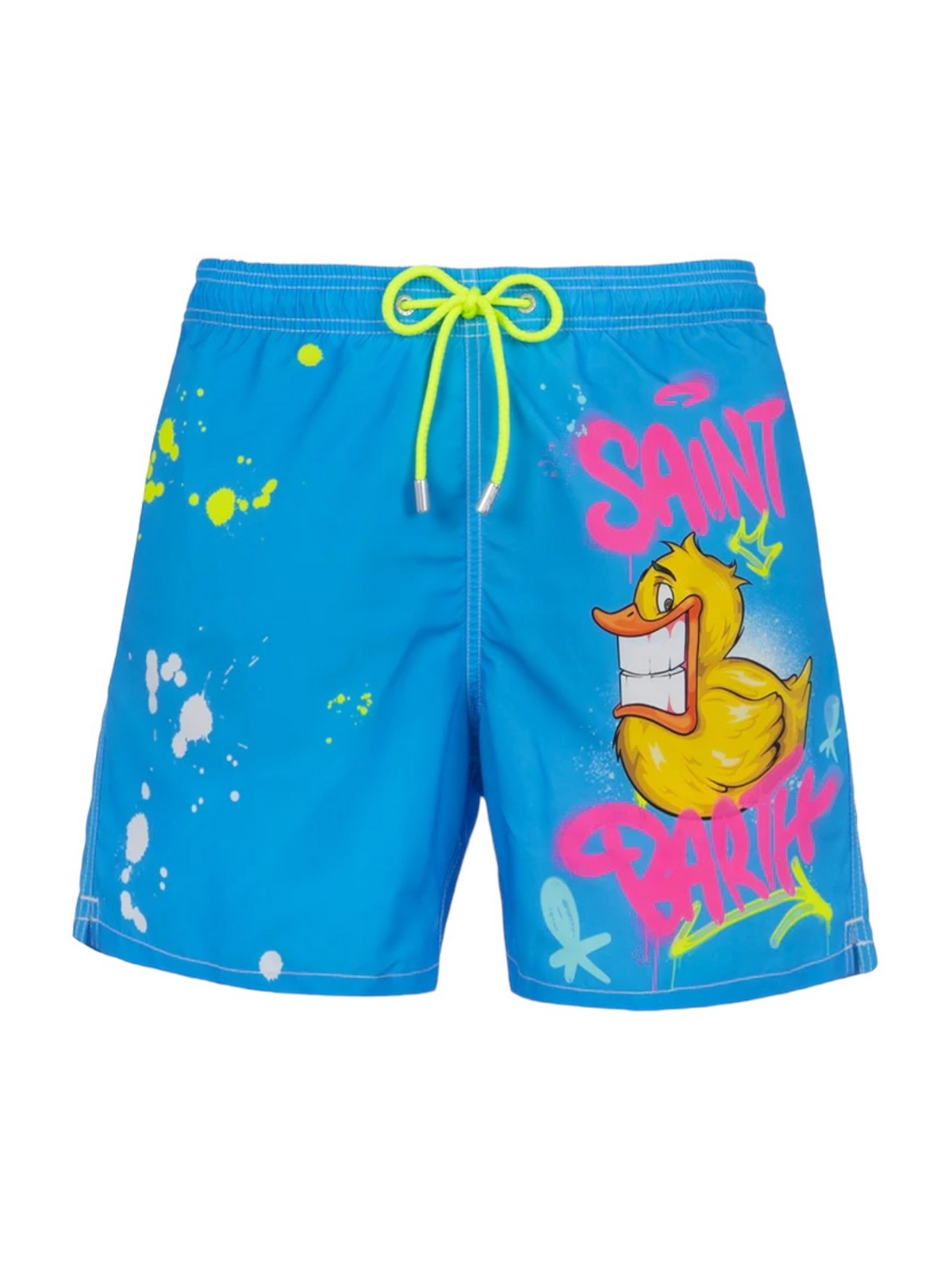 MC2 SAINT BARTH Costume da bagno Uomo GUSTAVIA PLACED PRINT 04377F Blu