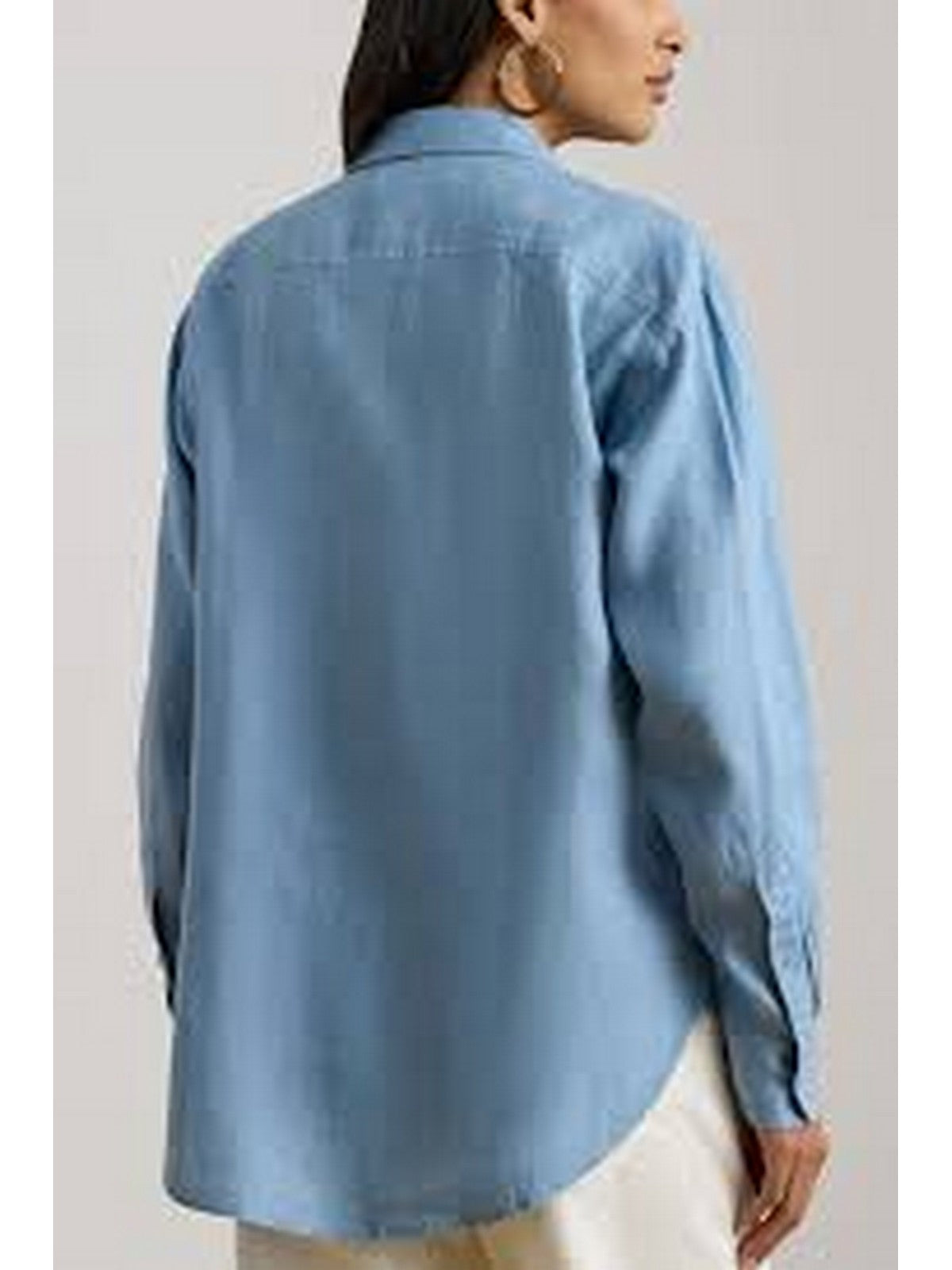 LAUREN RALPH LAUREN Camicia Donna WOVEN-SPORT SHIRT-SHIRT 200P08913 001 BLUE NOTE gioboutiqueweb