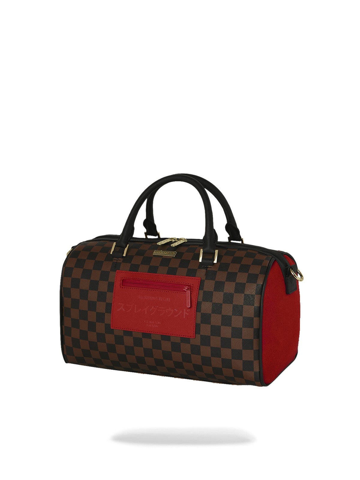 SPRAYGROUND Borsa Unisex adulto RED REDEMPTION MINI DUFFLE 910D8898NSZ Marrone gioboutiqueweb