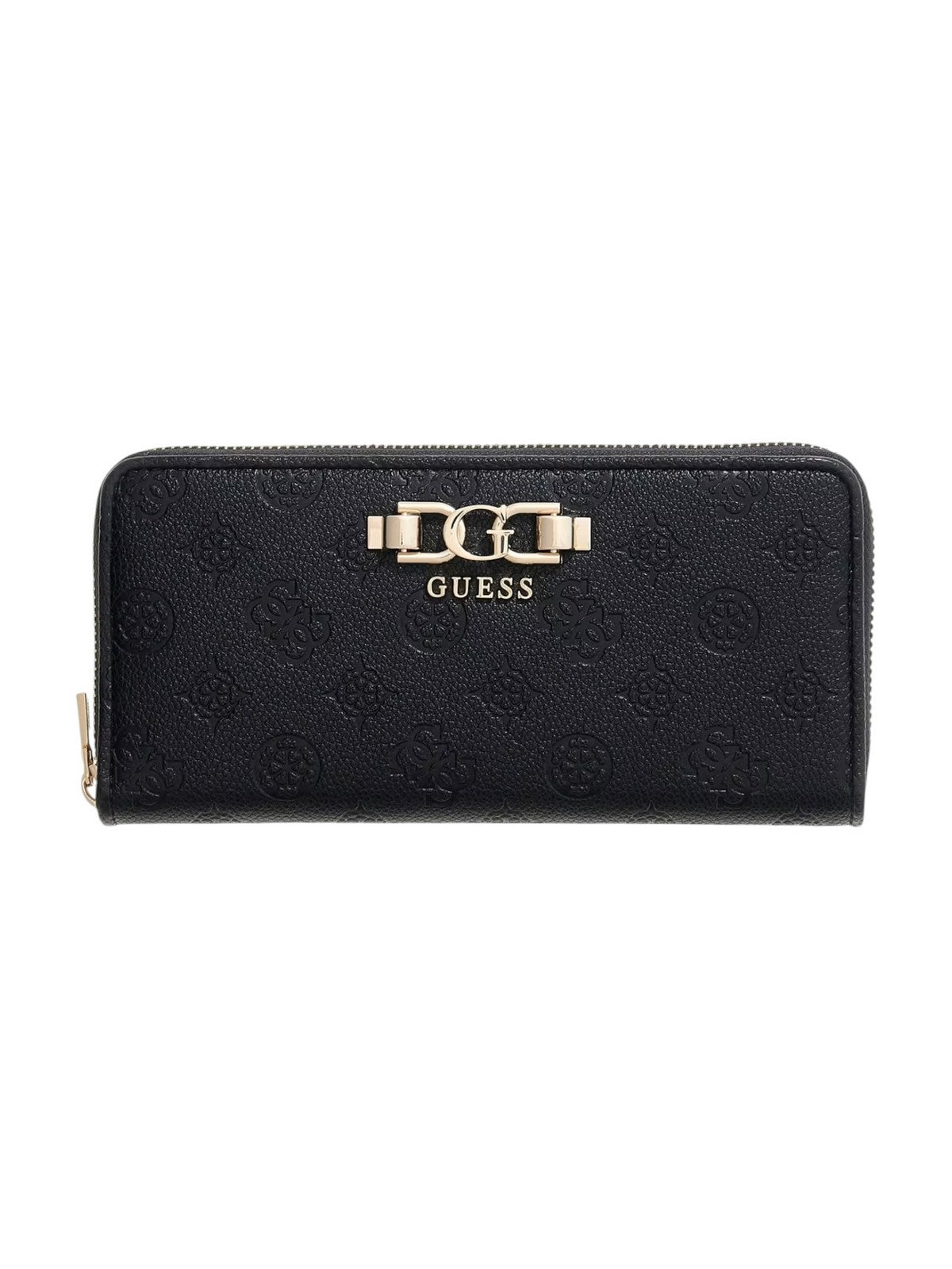 GUESS Portafoglio Donna ANISE SLG LARGE ZIP AROUND SWPD99 16146 BLO BLACK LOGO