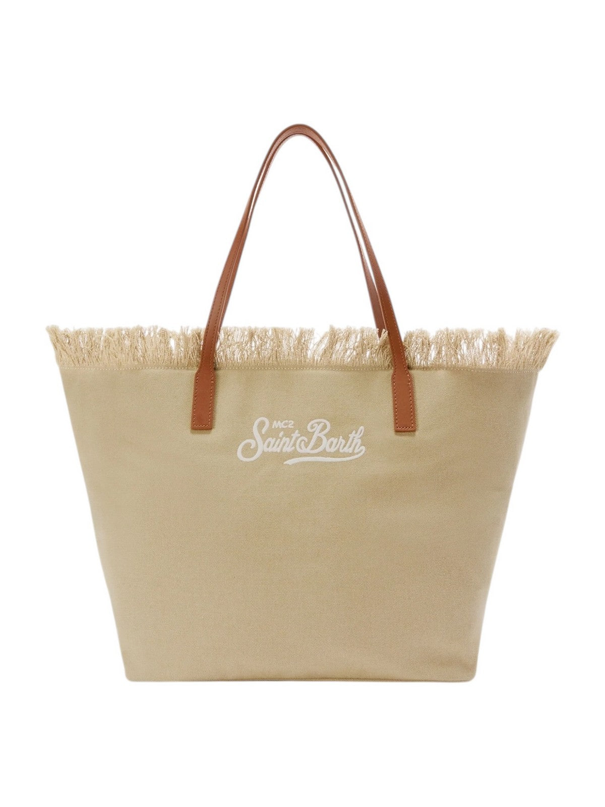 MC2 SAINT BARTH Borsa Donna CITY BAG FRINGE 01741L CANVAS 11 EMB