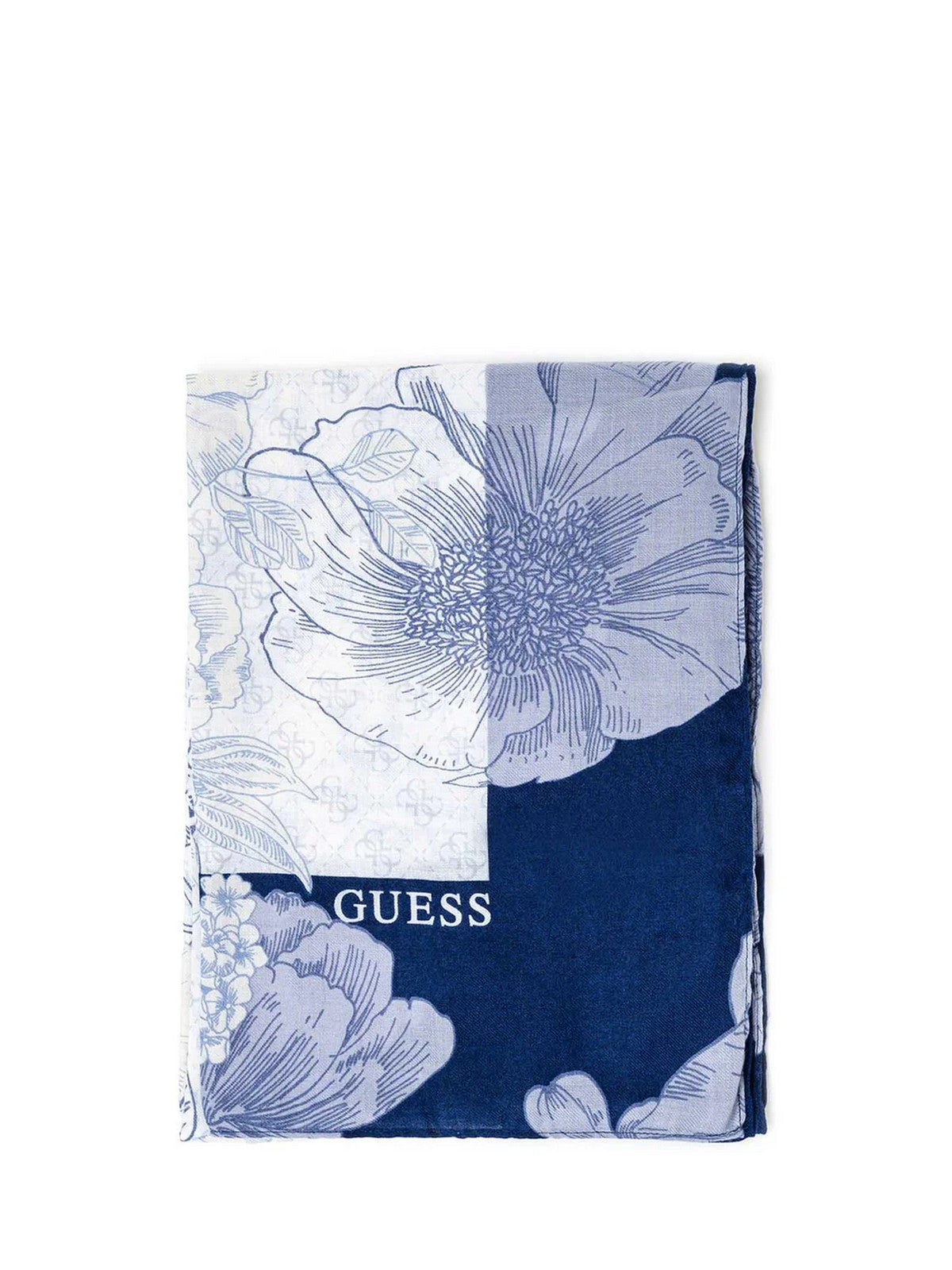 GUESS Foulard Donna Kefiah 140X140 AW9988 POL03 BLU Blu gioboutiqueweb