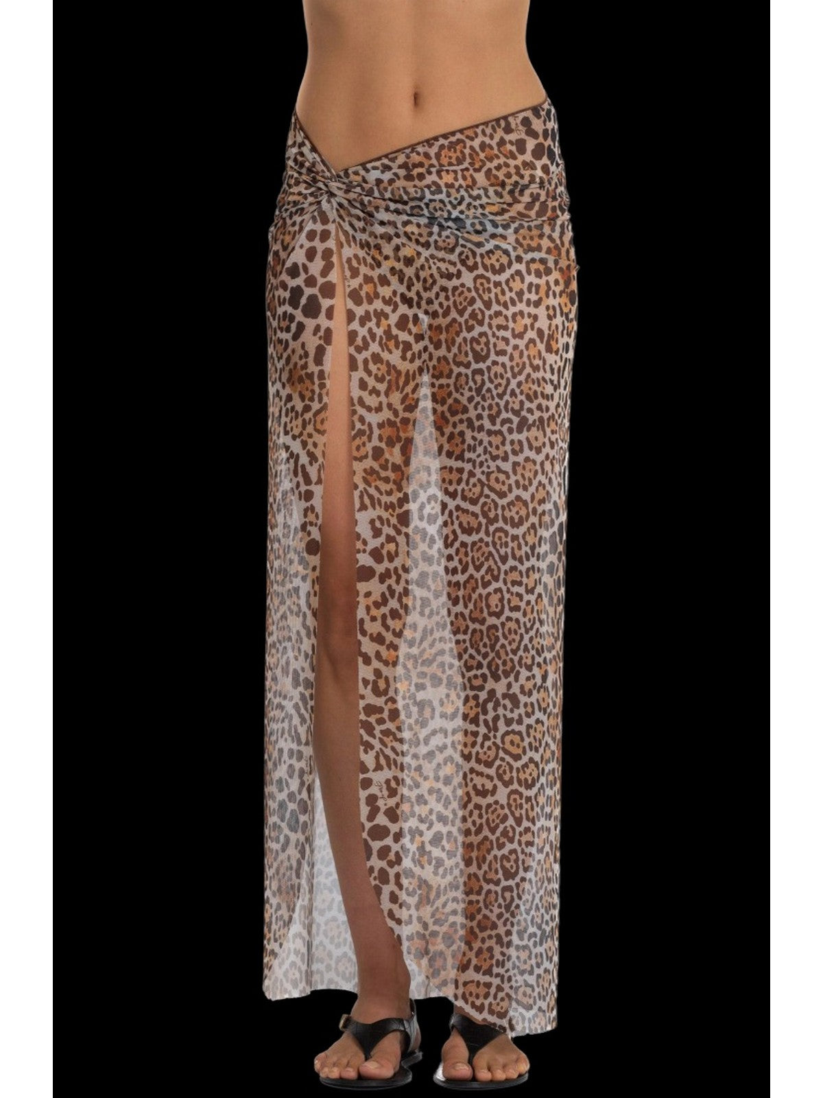 PIN-UP STARS Pareo Donna PG086GO 009 Marrone gioboutiqueweb