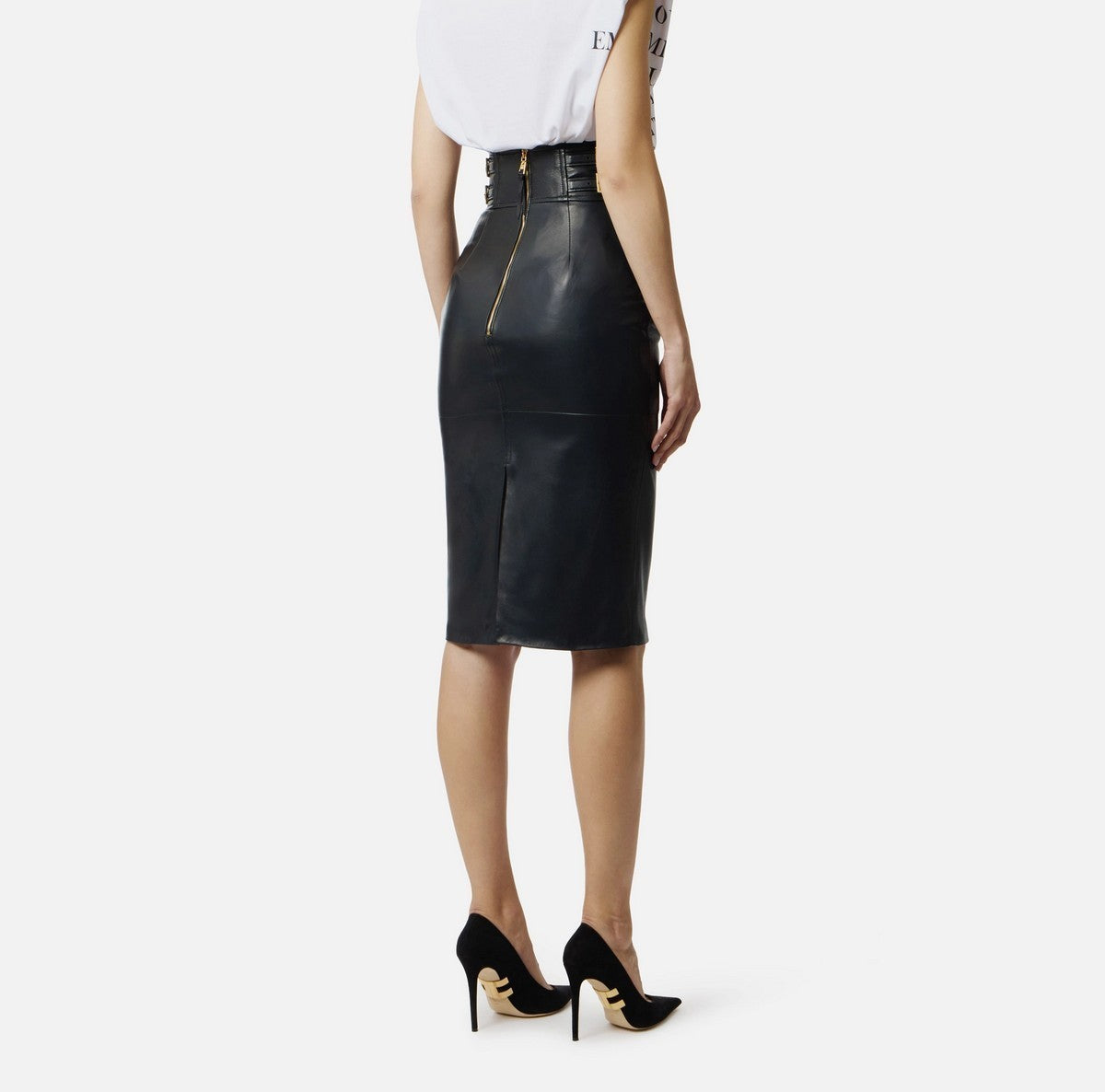 ELISABETTA FRANCHI Gonna Donna GP09Z61E2 110 Nero gioboutiqueweb