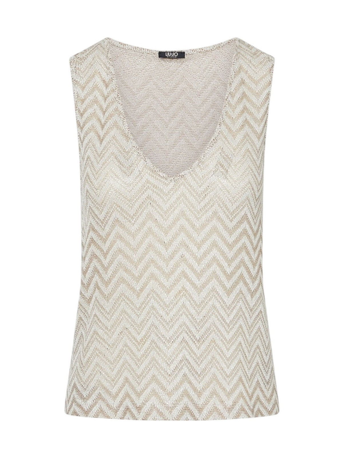 LIU JO BEACHWEAR Canotta Donna VA6175J3878 C3945 Meerkat/silver lux gioboutiqueweb
