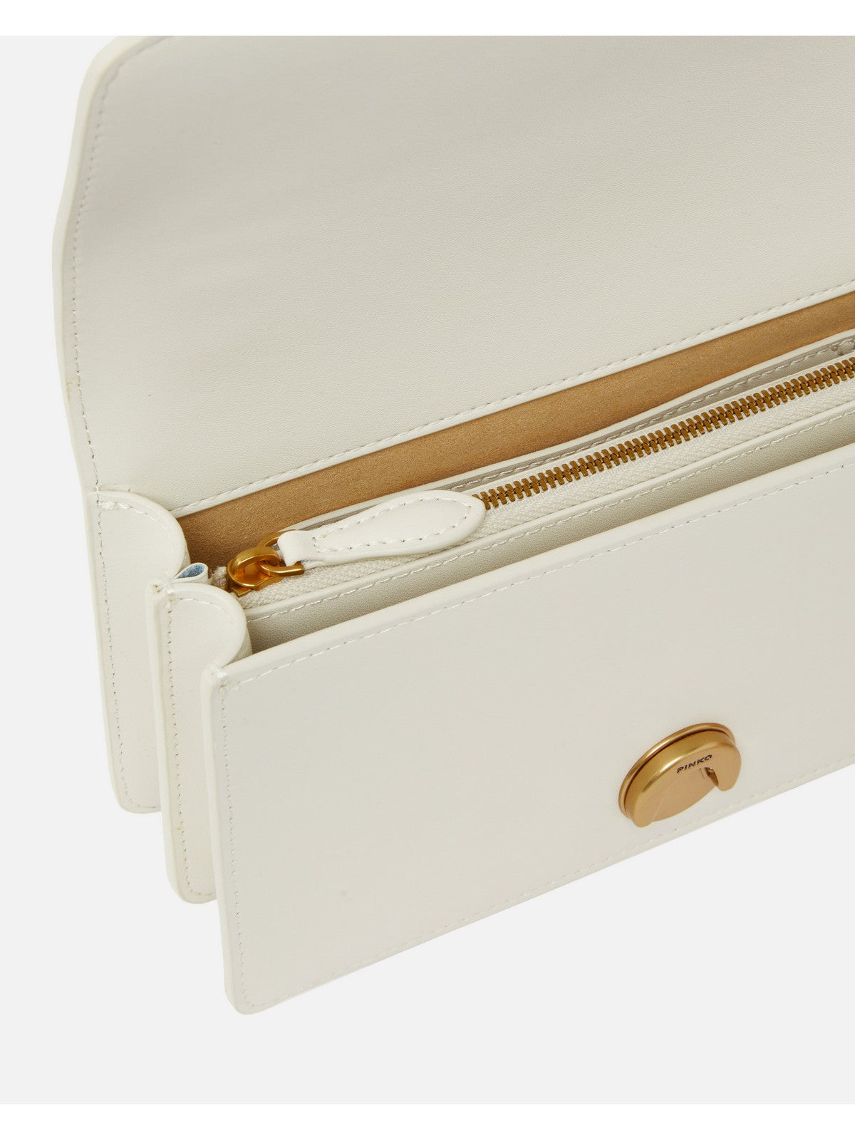 PINKO Borsa Donna Love One Mini Dc Vitello Seta 100074-A0F1 Z14Q Bianco gioboutiqueweb