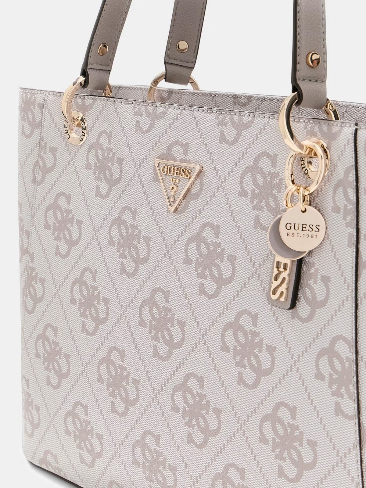 GUESS Borsa Donna NOELLE II TOTE HWSO96 72250 DKO DARK TAUPE LOGO gioboutiqueweb