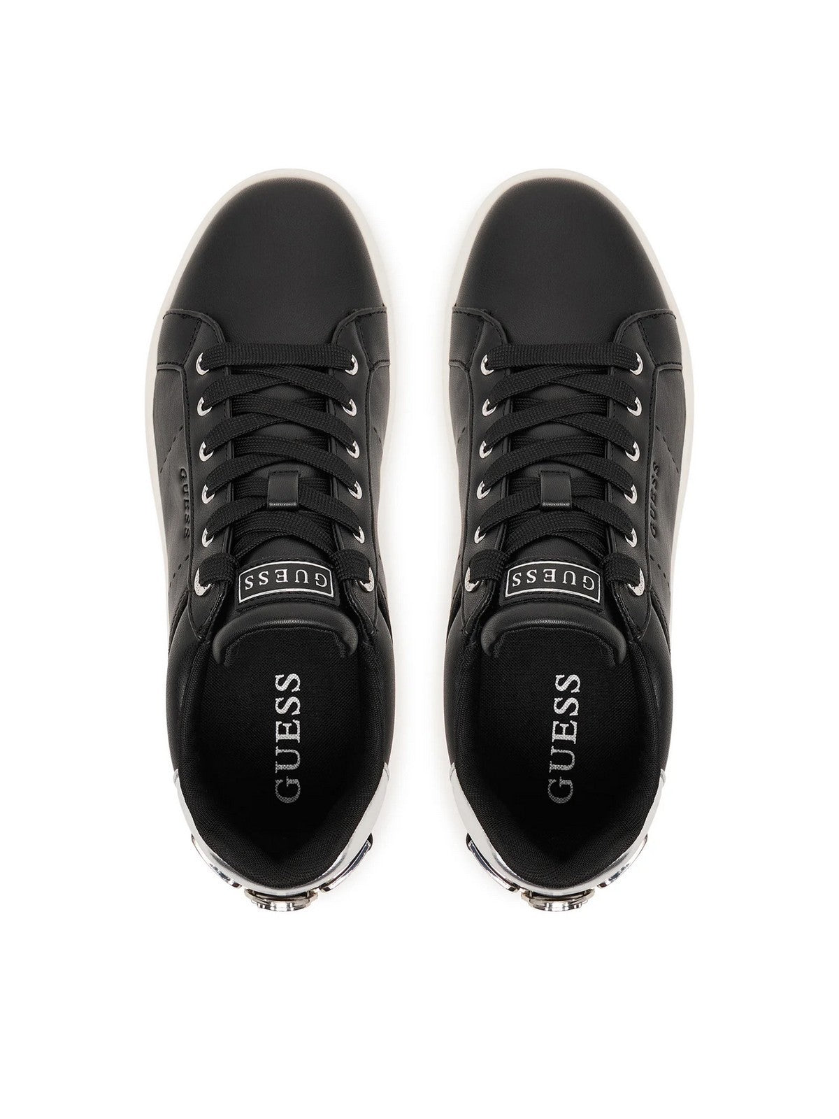 GUESS Sneaker Donna WESLI FLPWES ELE12 BLACK BLACK gioboutiqueweb