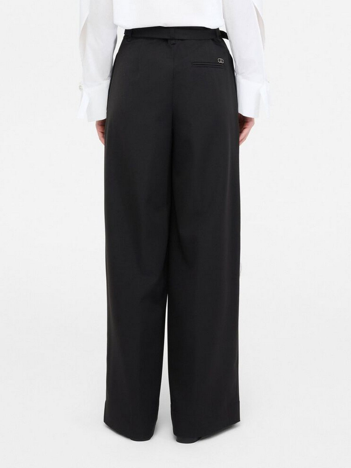 LIU JO WHITE Pantalone Donna MF5269TS224 22222 Nero
