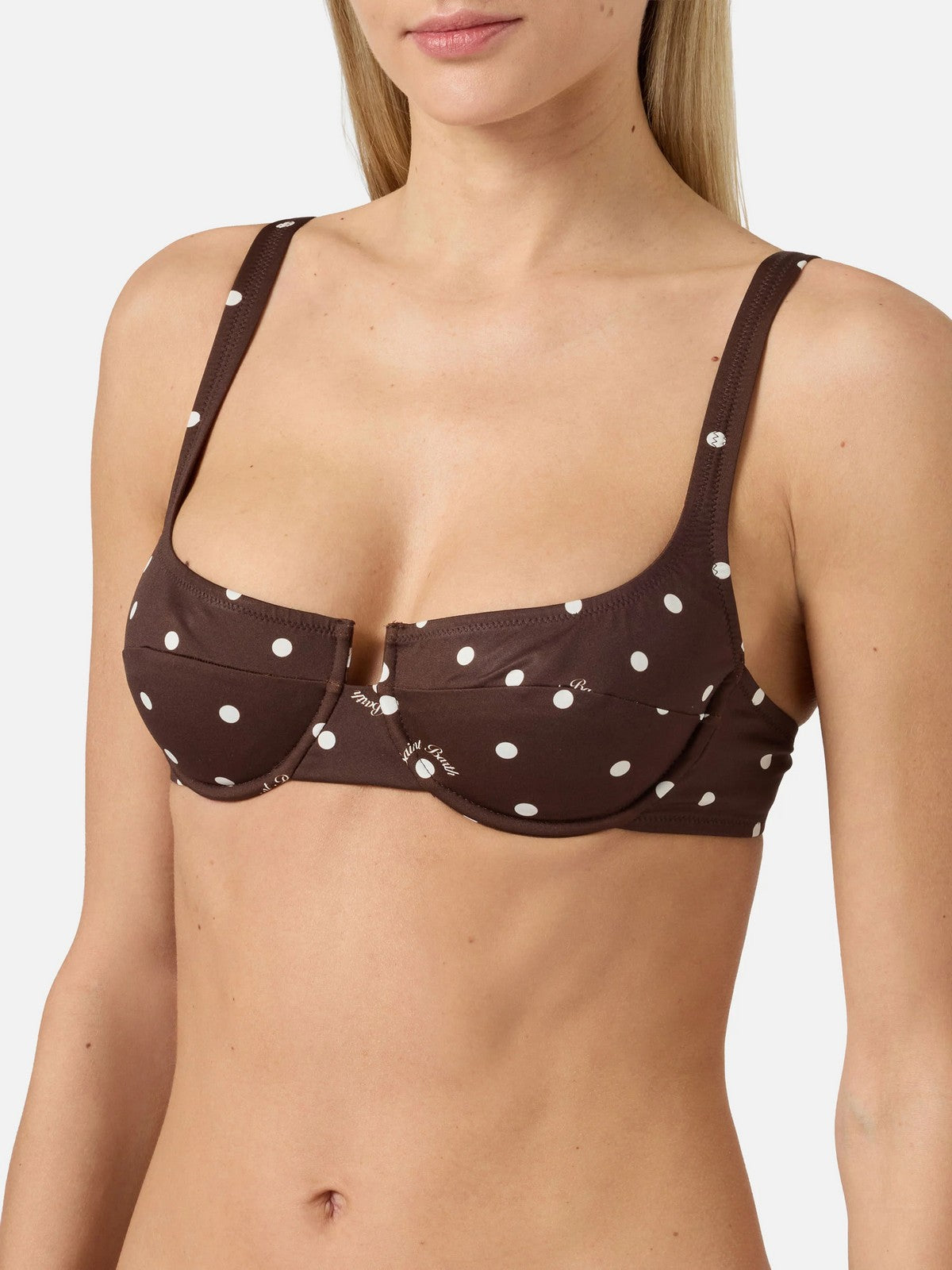 MC2 SAINT BARTH Costume da bagno Donna AMIRA 03524L CORIANDOL POIS 18 gioboutiqueweb