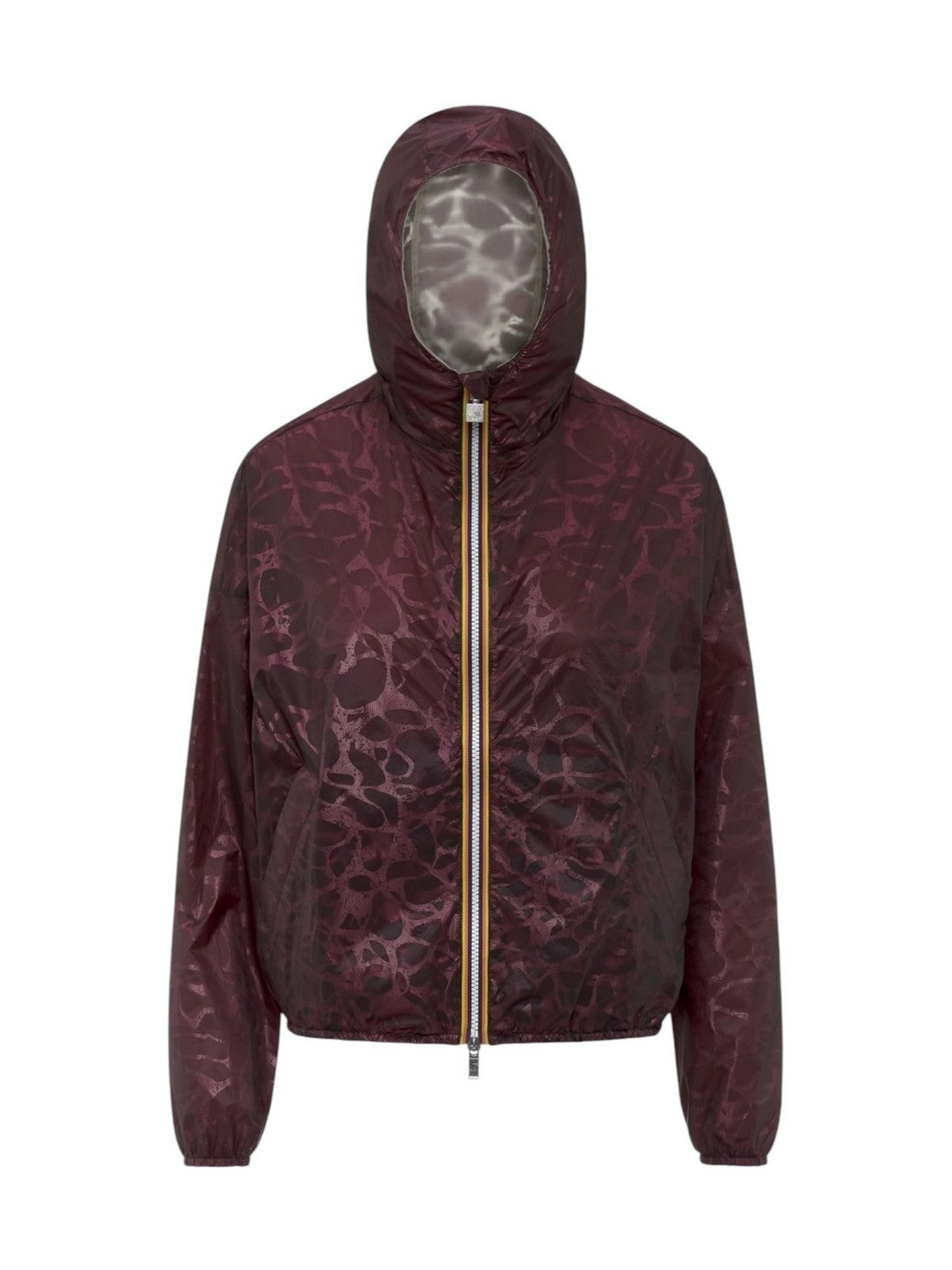 K-WAY Giubbino Donna LAURETTE SUPER LIGHT LAMI DOUB K7137JW C0Q Violet-Beige Laminat