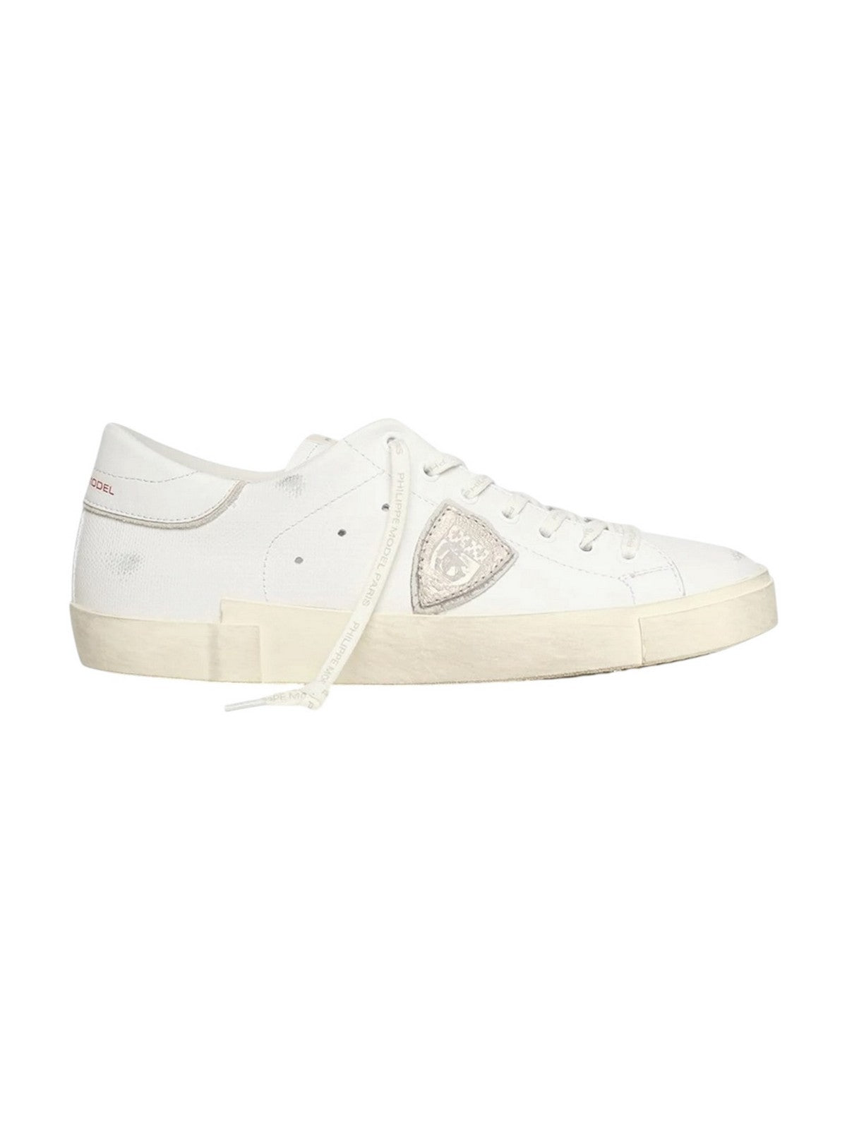 PHILIPPE MODEL Sneaker Uomo Prsx Low Man PRLU FG01 DRAPEAU_BLANC