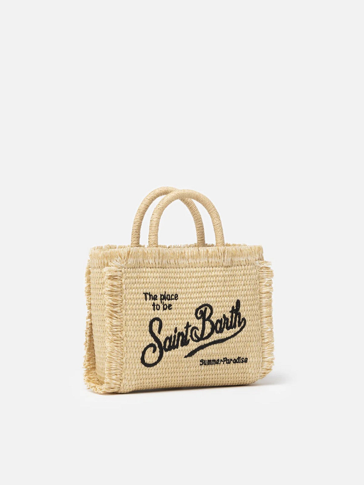 MC2 SAINT BARTH Borsa Donna VANITY MINI STRAW N 00421L 1100 EMB gioboutiqueweb