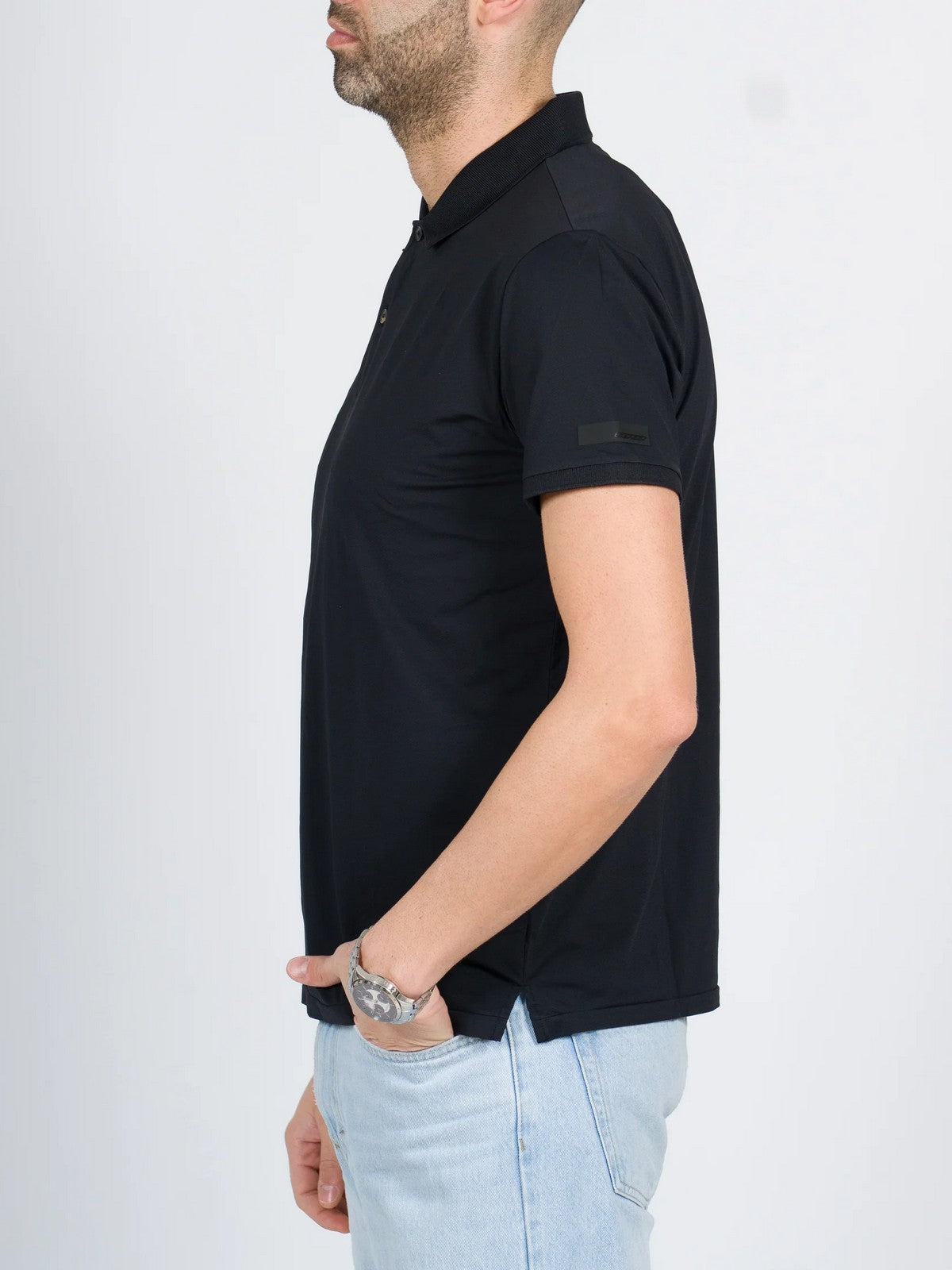 RRD Polo Uomo 25207 10 Nero gioboutiqueweb