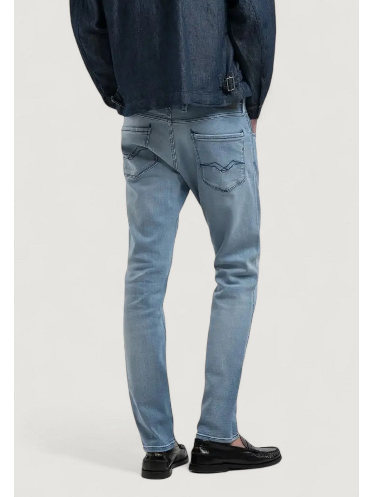 REPLAY Jeans Uomo ANBASS M914Y000261C42 010 LIGHT BLUE gioboutiqueweb