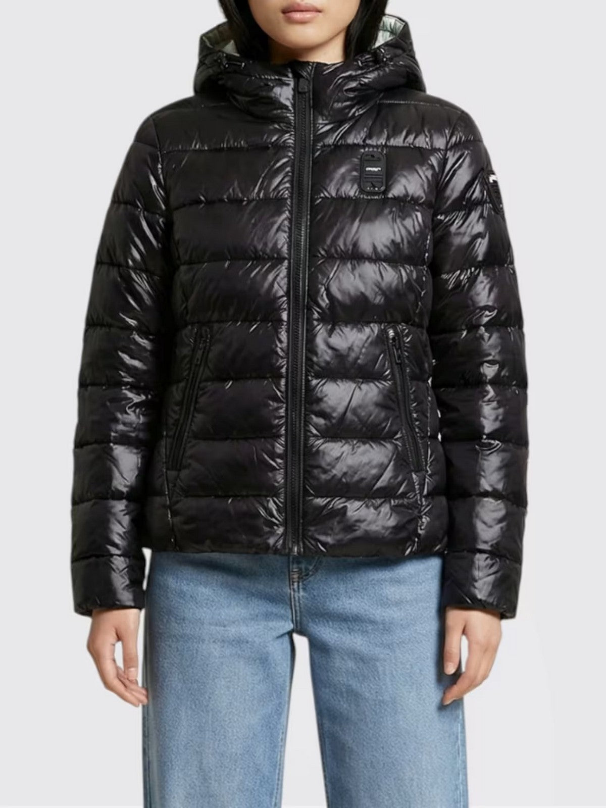 BLAUER Piumino Donna CAROLL 26SBLDC02170 006648 999EE NERO interno GREEN 60I