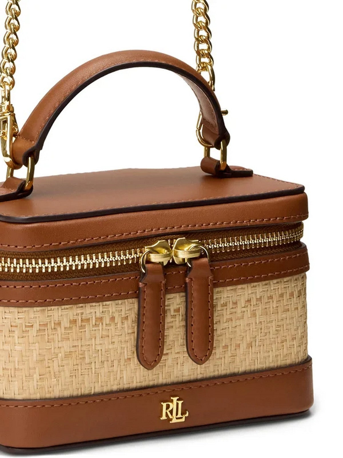 LAUREN RALPH LAUREN Borsa Donna HALLEE-CROSSBODY-SMALL 431P06089 001 NATURAL/LAUREN TAN gioboutiqueweb