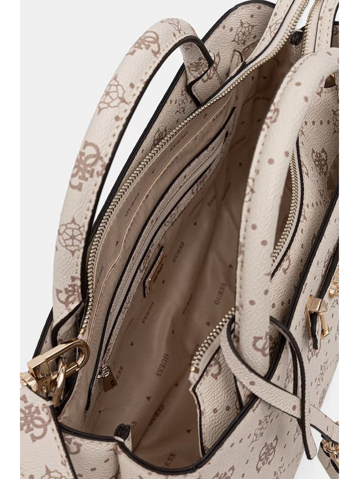 GUESS Borsa Donna CARRIE LOGO GRLFRND SATCHEL HWGP98 98060 VNO VANILLA LOGO