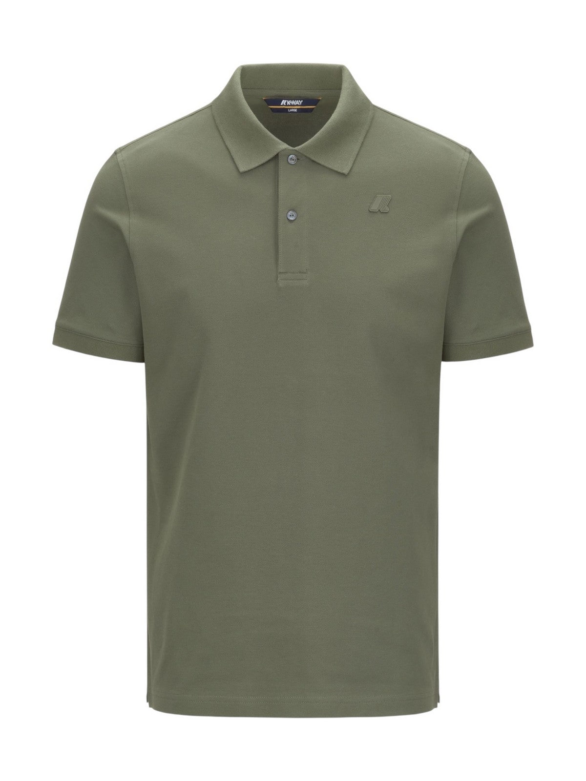 K-WAY Polo Uomo AMEDEE PIQUE K5127BW V15 Green Lichen gioboutiqueweb