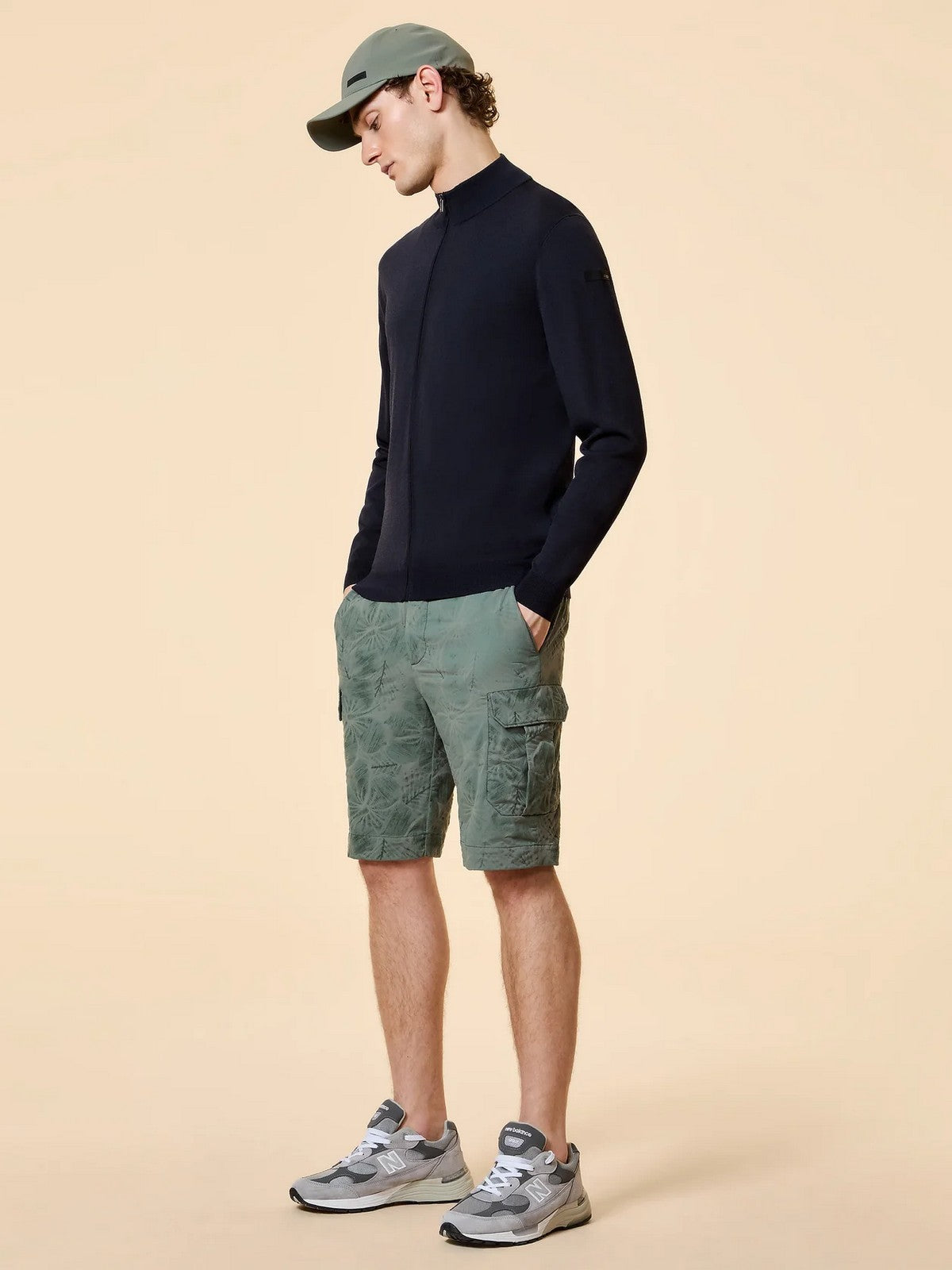 RRD Men's Cardigan 26105 60 60 BLUE BLACK