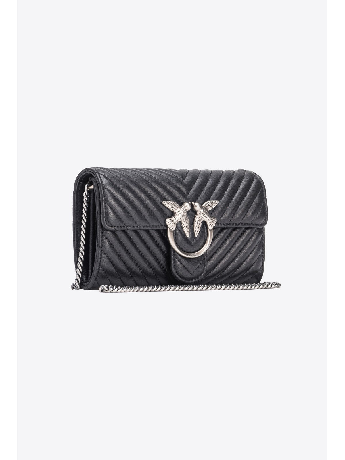 PINKO Borsa Donna Love one wallet 100062-A0GK Z99O Nero gioboutiqueweb