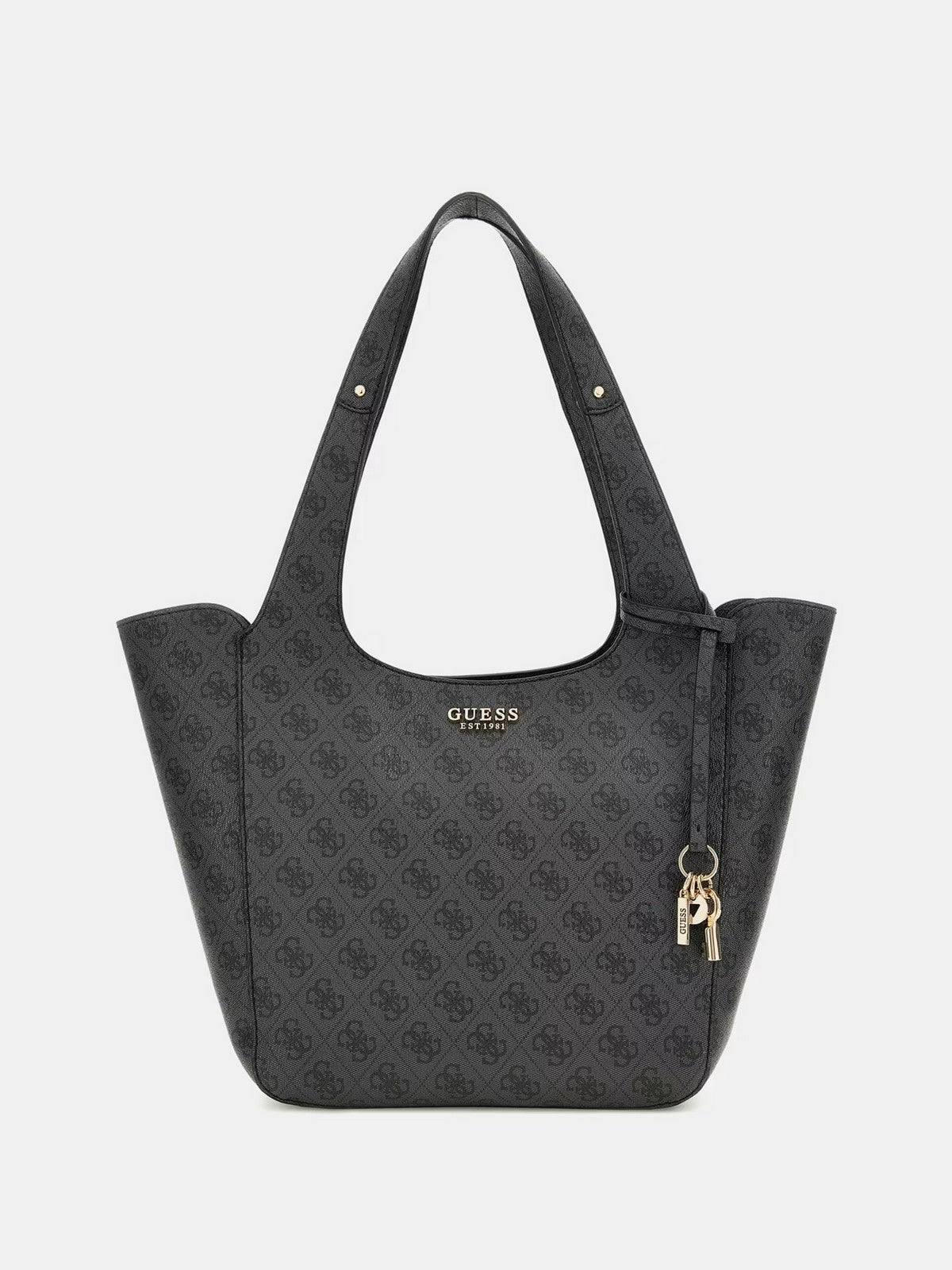 GUESS Borsa Donna CALISTA 2 IN 1 TOTE HWSG73 34220 CLO COAL LOGO gioboutiqueweb
