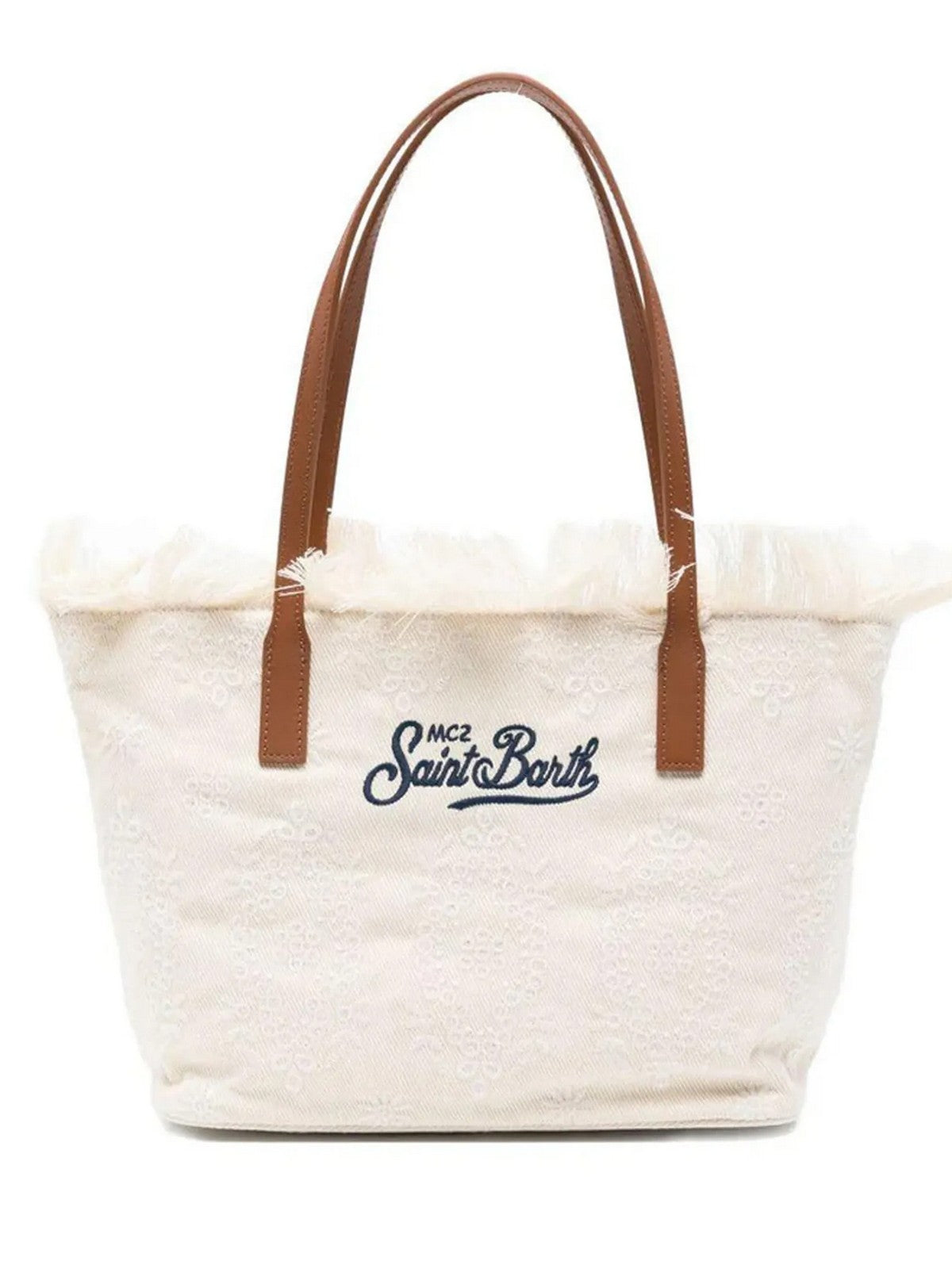 MC2 SAINT BARTH Borsa Donna CITY BAG MID FRINGE 01034L SANGALLO 10 EMB