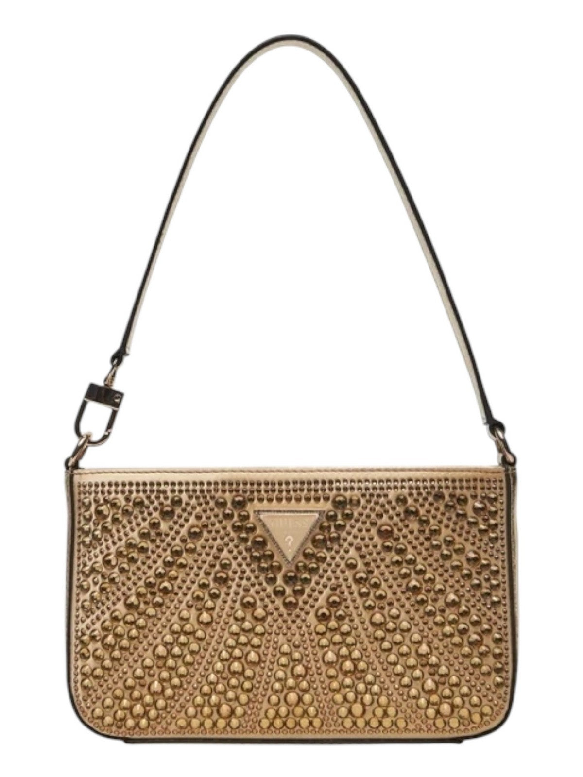 GUESS Borsa Donna BEAUVOIR MINI TOP ZIP SHDR BAG HWXG95 28720 GOL Oro gioboutiqueweb