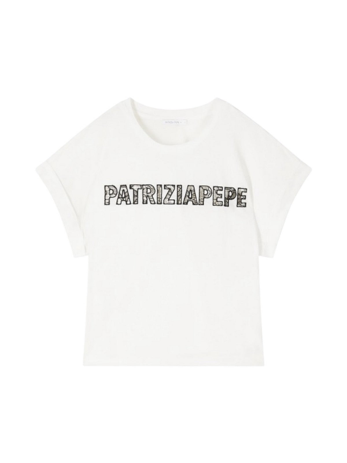 PATRIZIA PEPE T-shirt Donna 2M4531 J433 W146 BIANCO gioboutiqueweb