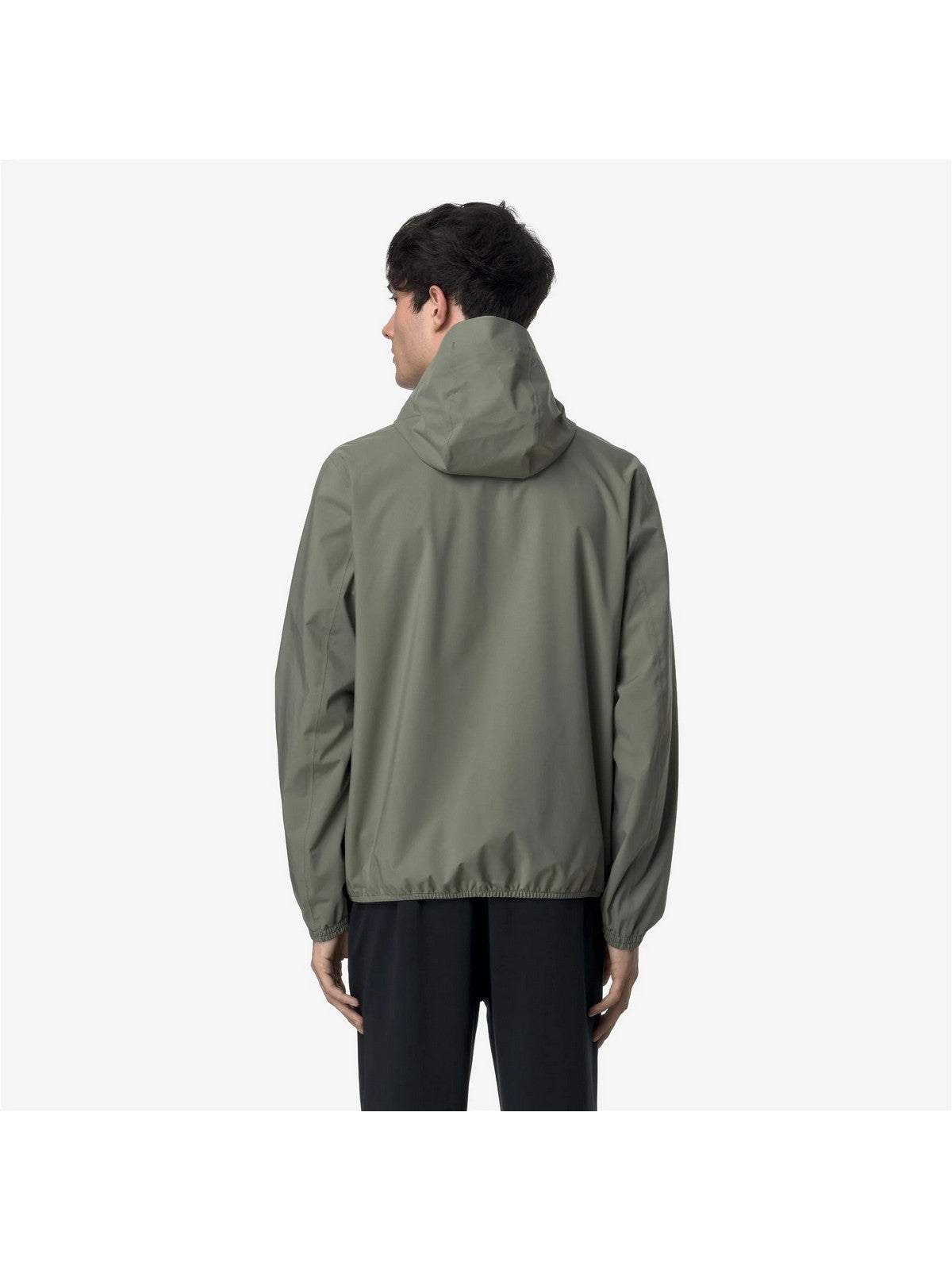 K-WAY Giubbino Uomo Jack stretch dot K5127QW V15 Green Lichen gioboutiqueweb