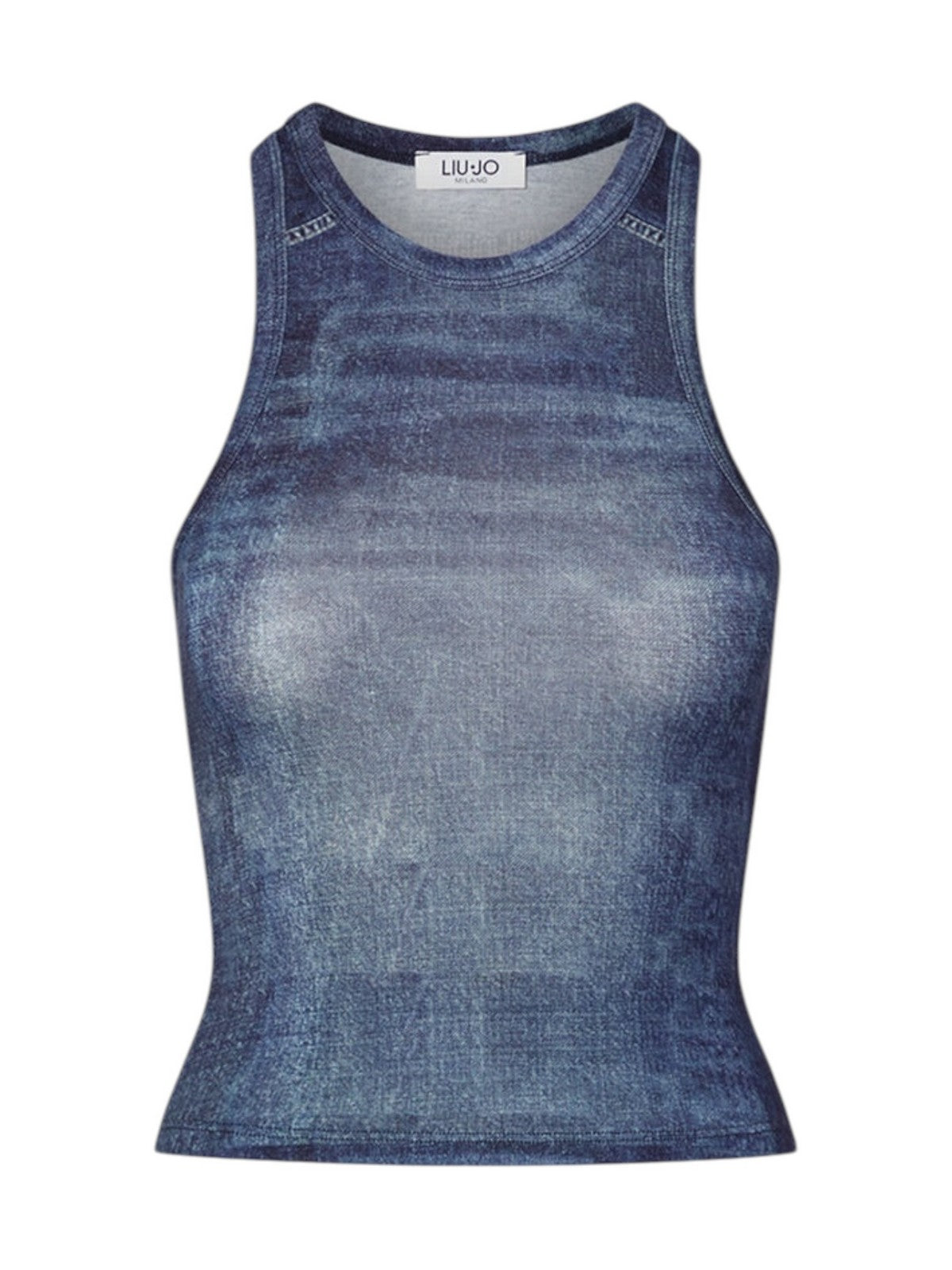 LIU JO feat. ELODIE Top Donna UA6505J1624 L9680 Special denim gioboutiqueweb