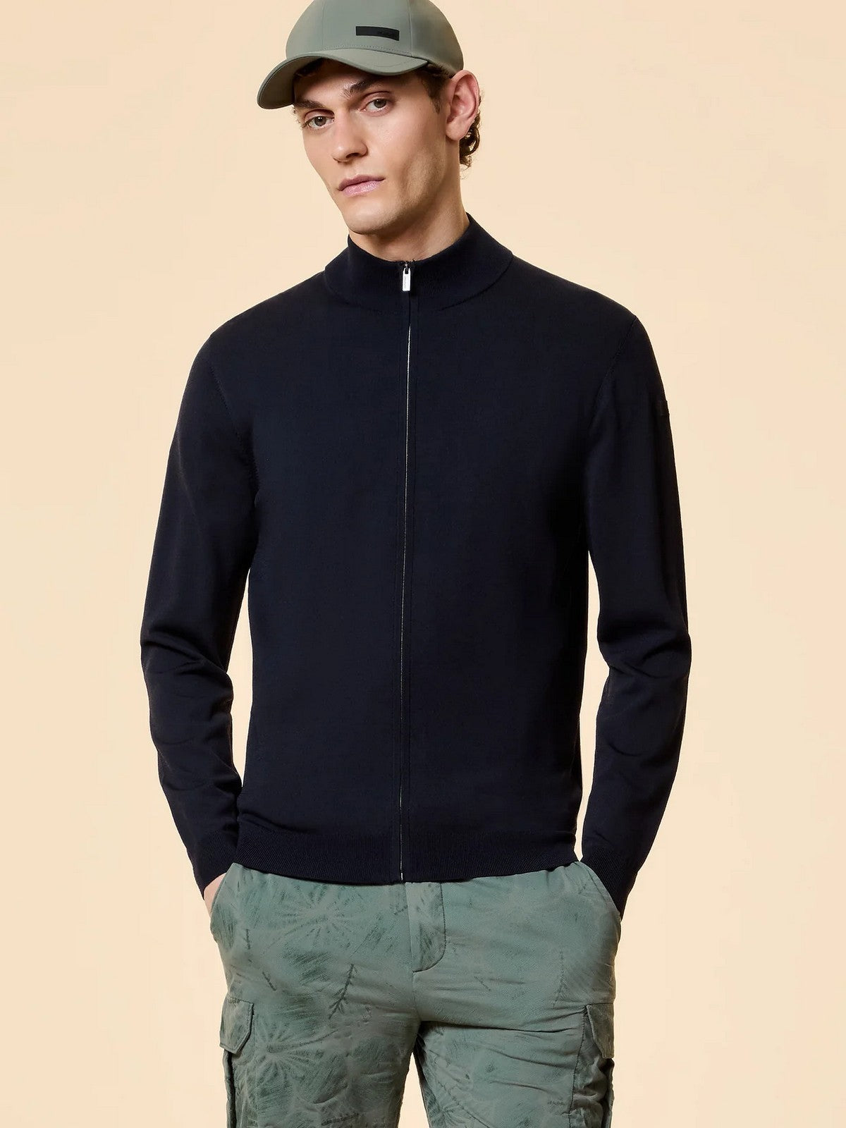 RRD Men's Cardigan 26105 60 60 BLUE BLACK