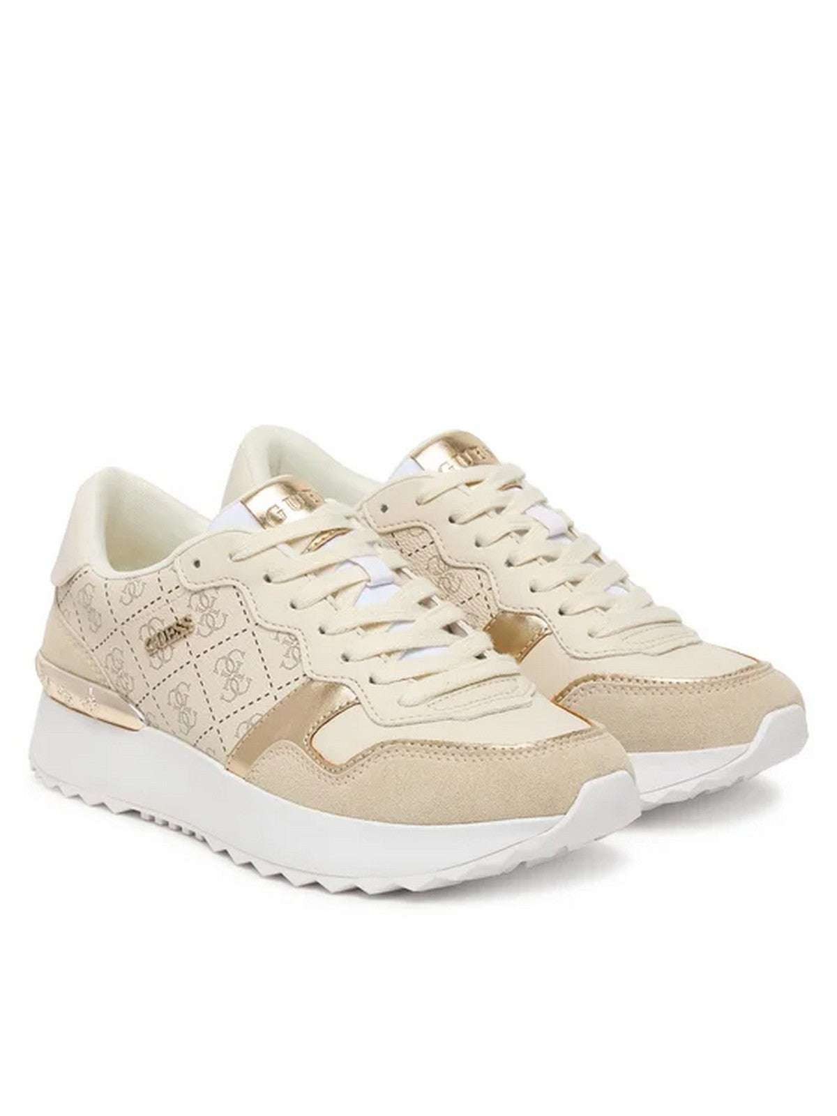 GUESS Sneaker Donna VINSA5 FLPVN5 FAL12 BEIBR BEIGE BROWN gioboutiqueweb