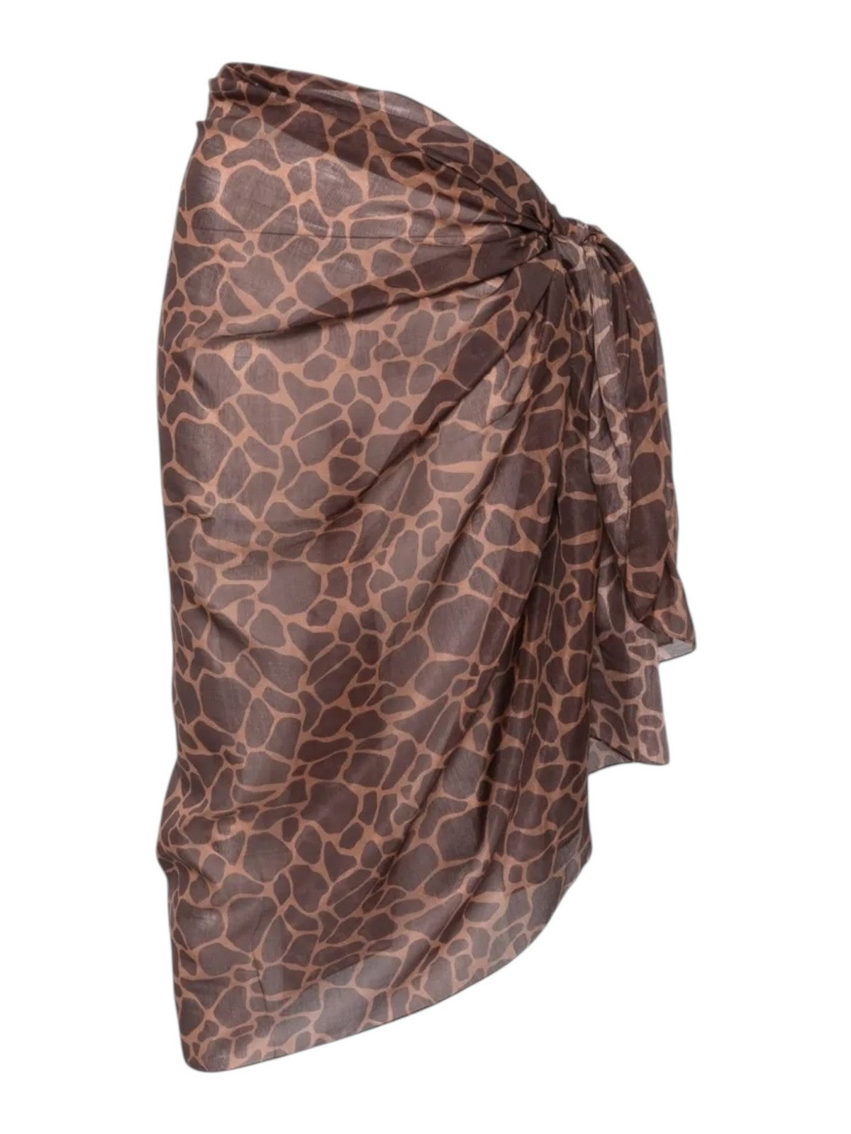MC2 SAINT BARTH Pareo Donna THAITI 03498L SILK VOILE GIRAFFE SKIN 18 gioboutiqueweb