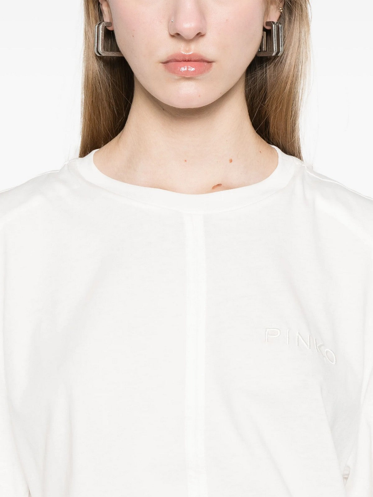 PINKO T-shirt Donna TUCA TUCA T-SHIRT JERSEY VINTA 105015-A2ID Z09 Bianco gioboutiqueweb