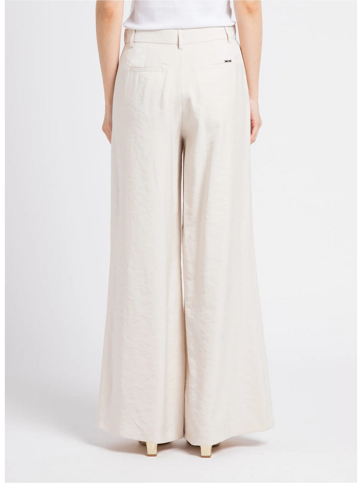 Liu Jo White Woman Pantalone M4354T3406 20304 Beige