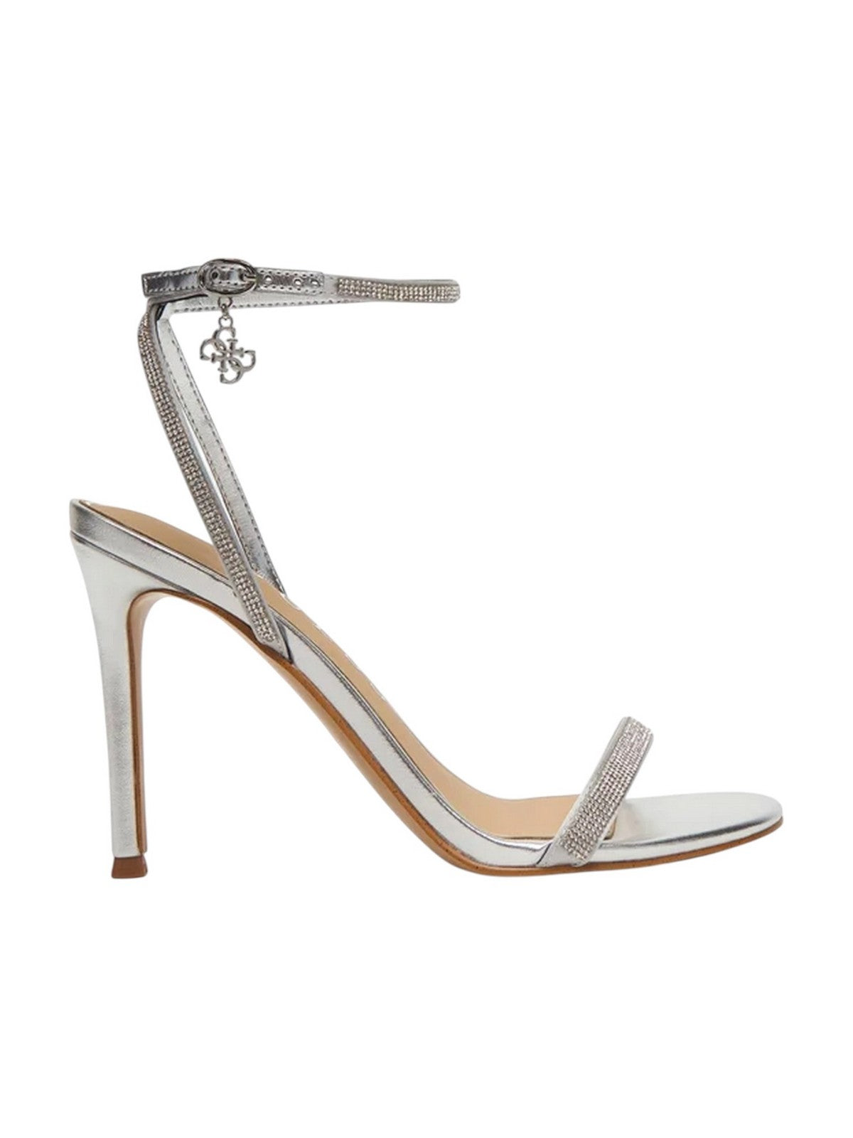 GUESS Sandalo Donna CHARMER FLJCHR SAT03 SILVE SILVER