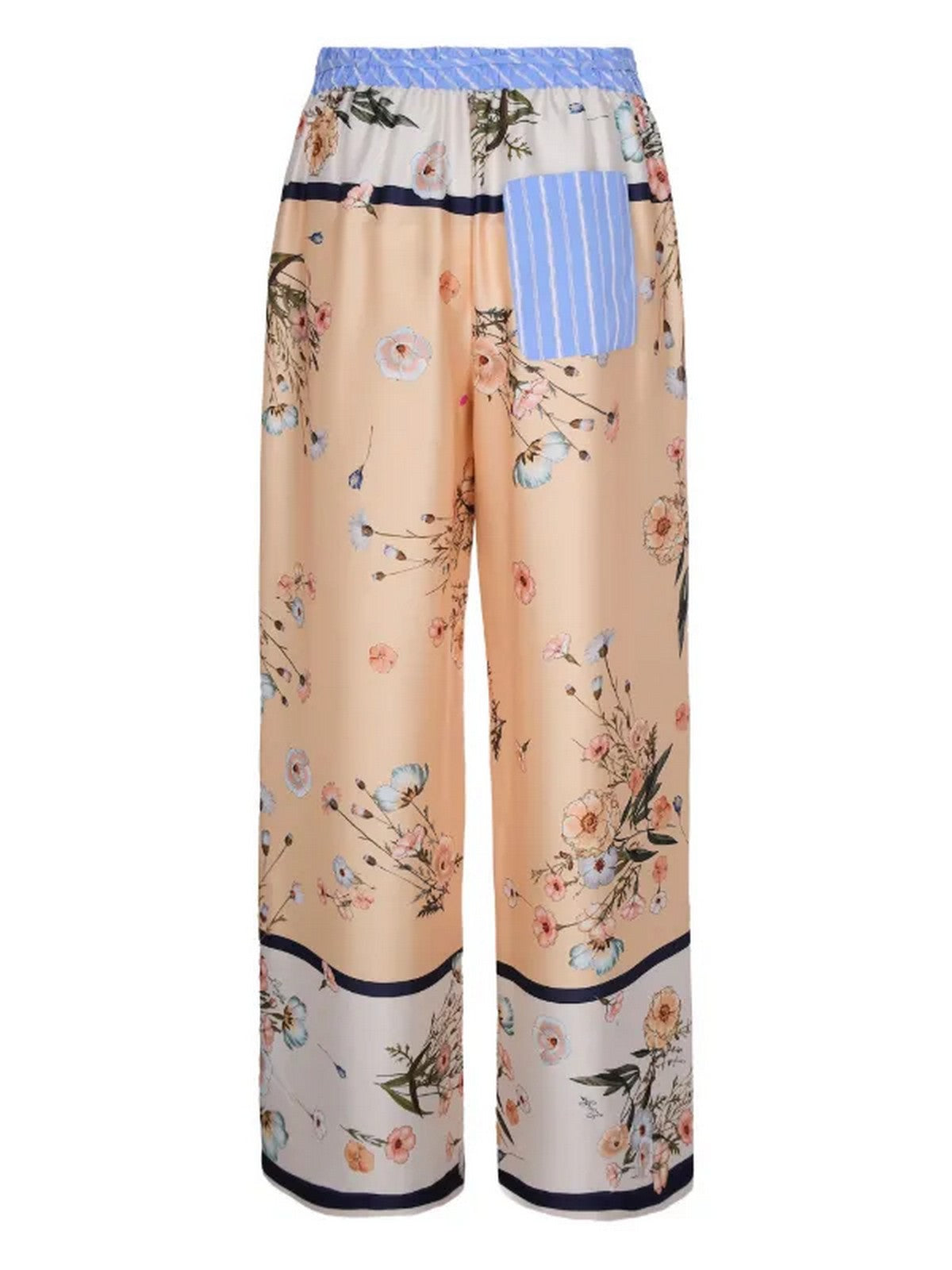 LIU JO WHITE Pantalone Donna WA6358T2555 P9546 Blu str/bloom.big gioboutiqueweb