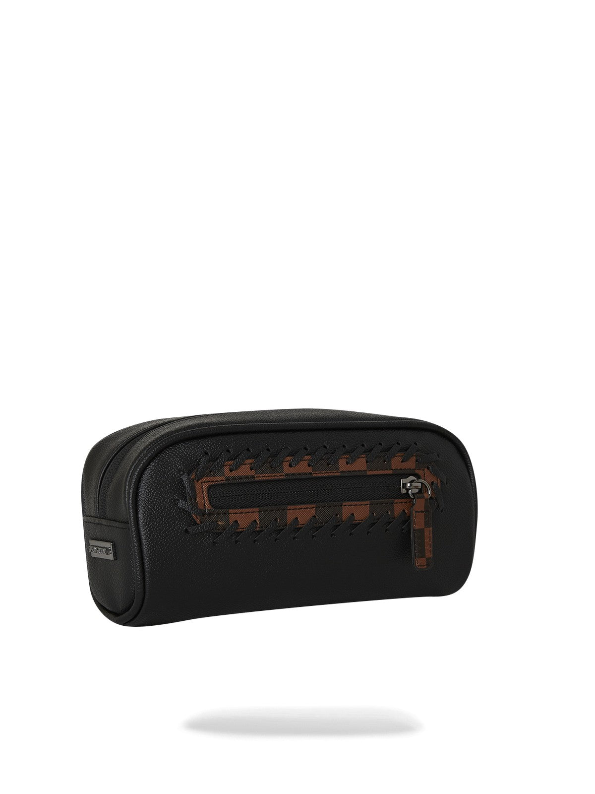 SPRAYGROUND Pochette Unisex adulto DOSE OF CHECK DEUX POUCH 910B8023NSZ Nero gioboutiqueweb
