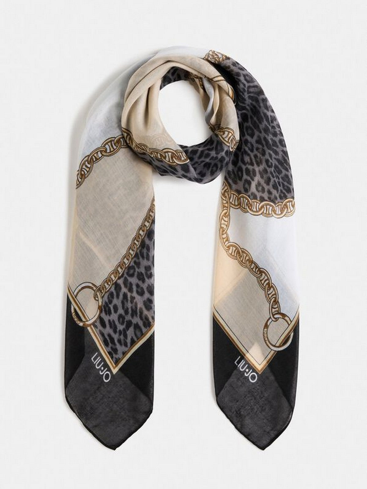 LIU JO SOFT Foulard Donna 2F5074T0300 22222 Nero
