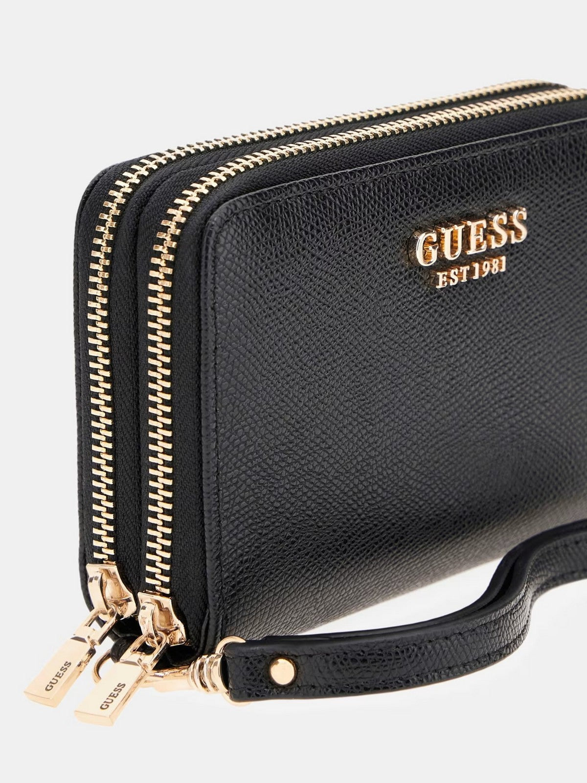GUESS Portafoglio Donna AMORETTE SLG MED DOUBLE ZIP SWBG78 98164 BLA BLACK