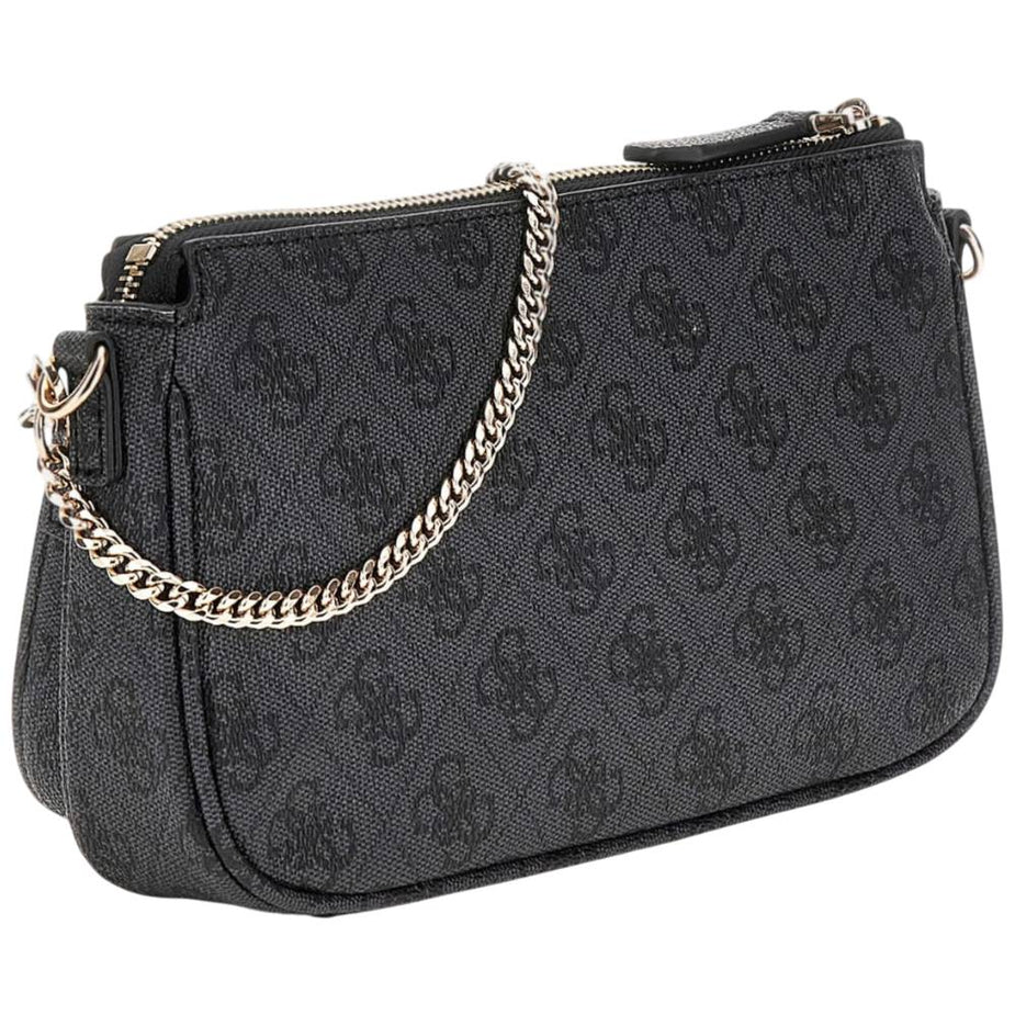 GUESS Borsa Donna NOELLE II DBL POUCH CROSSBODY HWBG96 72710 CLO COAL LOGO gioboutiqueweb