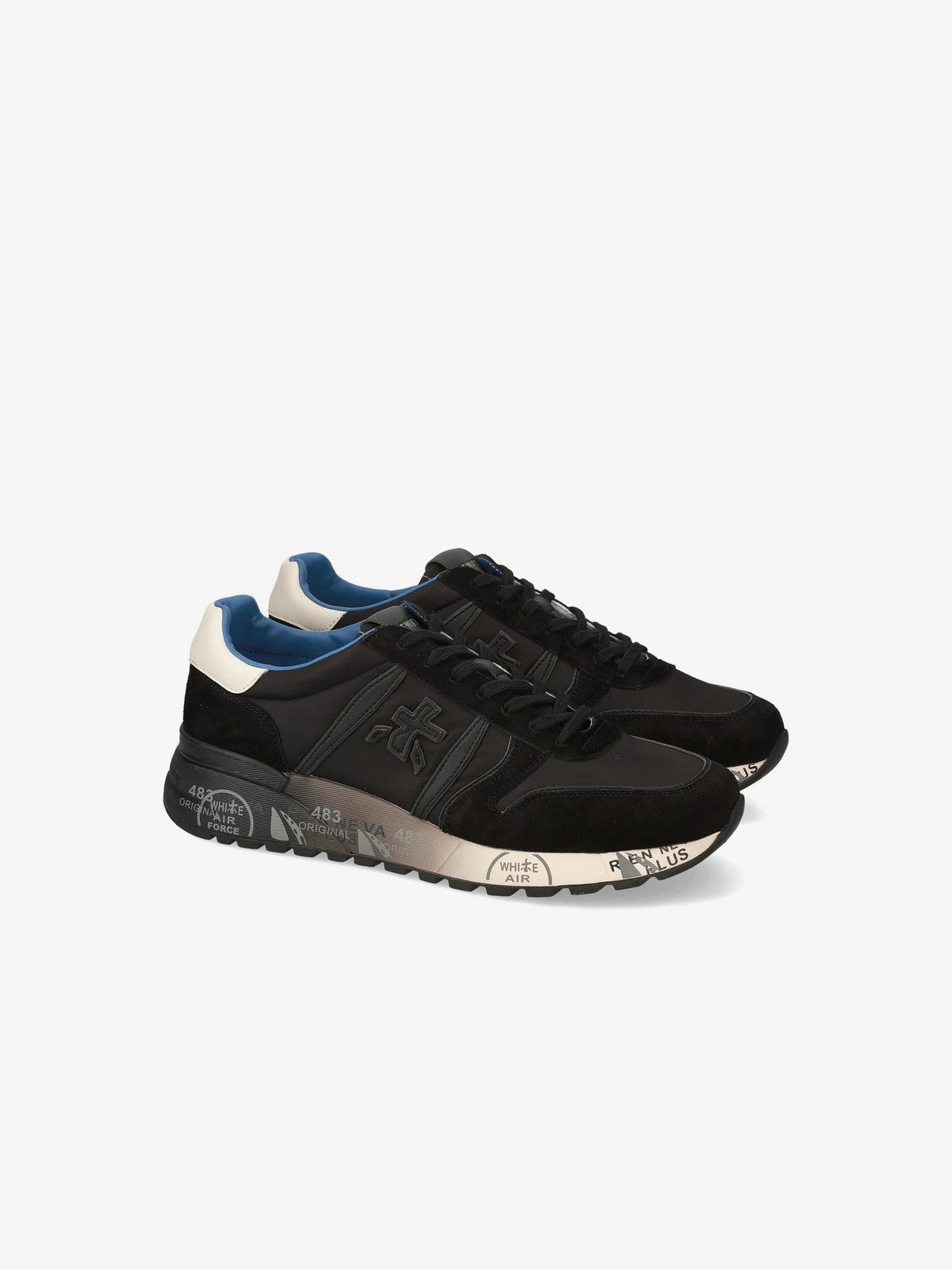 PREMIATA Sneaker Uomo LANDER VAR 7079 BLACK