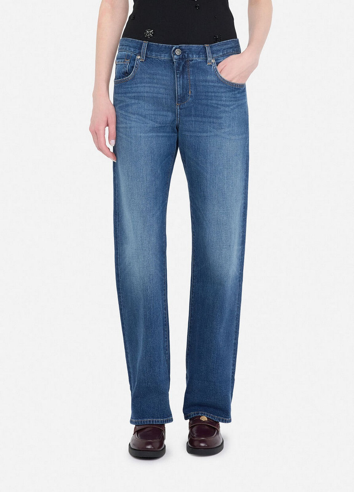 LIU JO BLUE DENIM Jeans Donna UF5175DS074 78930 Denim blue dk cim.w