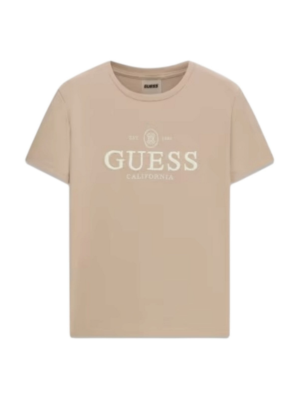 GUESS SPORT T-shirt Donna ARABELLA CN SS T-SHIRT V6RI06 KD741 G1BW SAND TAN gioboutiqueweb