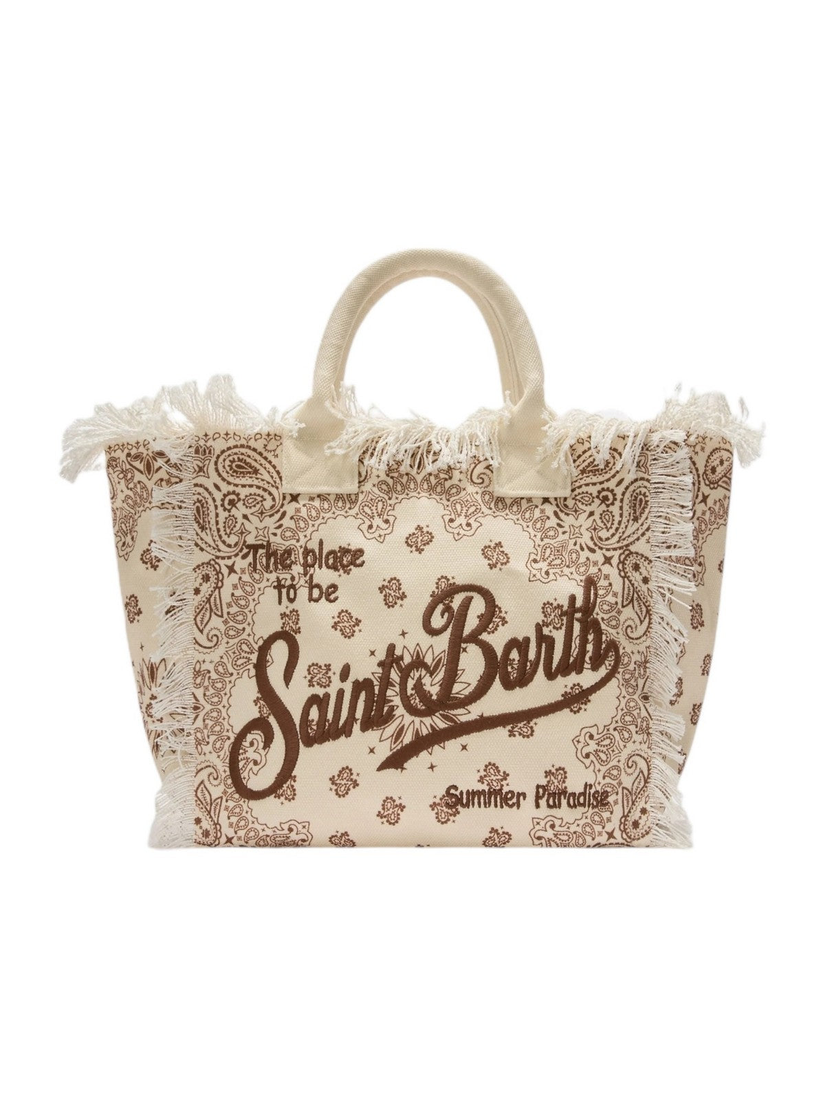 MC2 SAINT BARTH Borsa Donna VANITY 02565L BANDANNA ROUND 10 EMB gioboutiqueweb