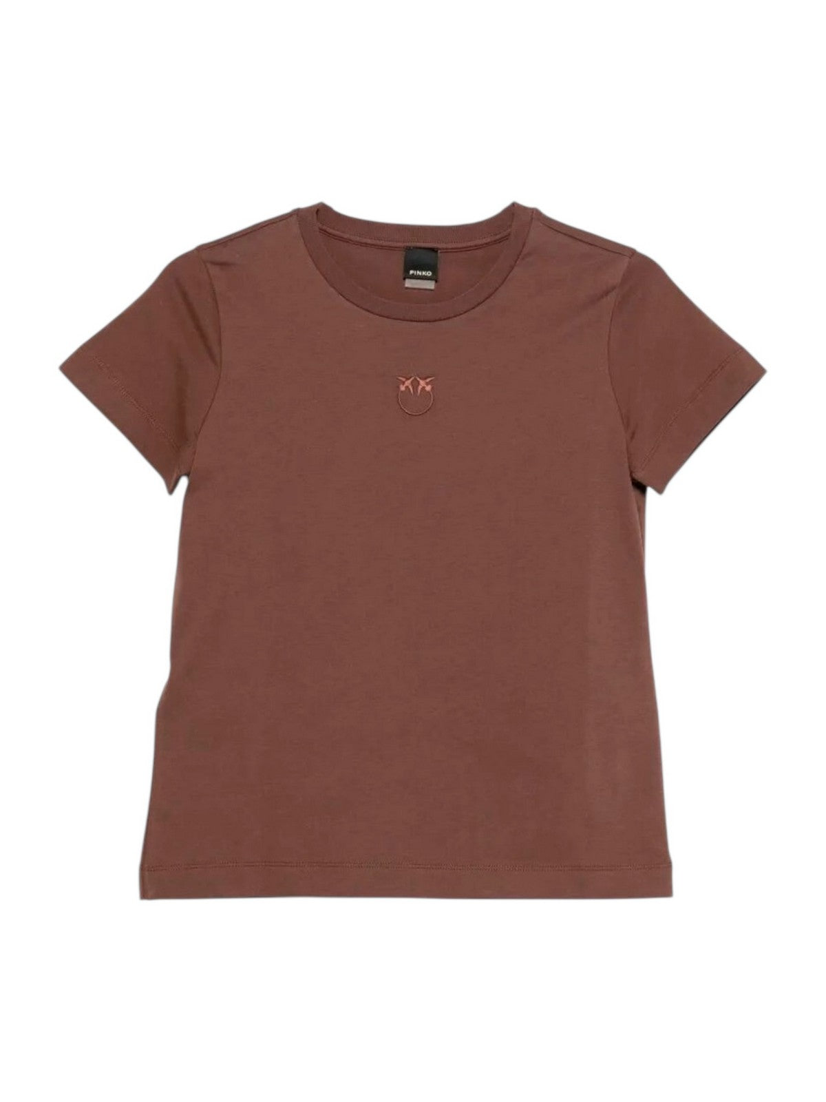 PINKO T-shirt Donna BUSSOLOTTO T-SHIRT 100355-A339 L78 MARRONE TERRA X PIANTE gioboutiqueweb