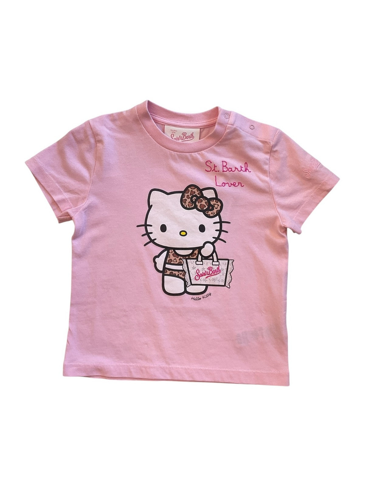 MC2 SAINT BARTH T-shirt Bambine e ragazze ELLY 02439L HELLO KITTY SB LOVER SANGALLO 20 EMB