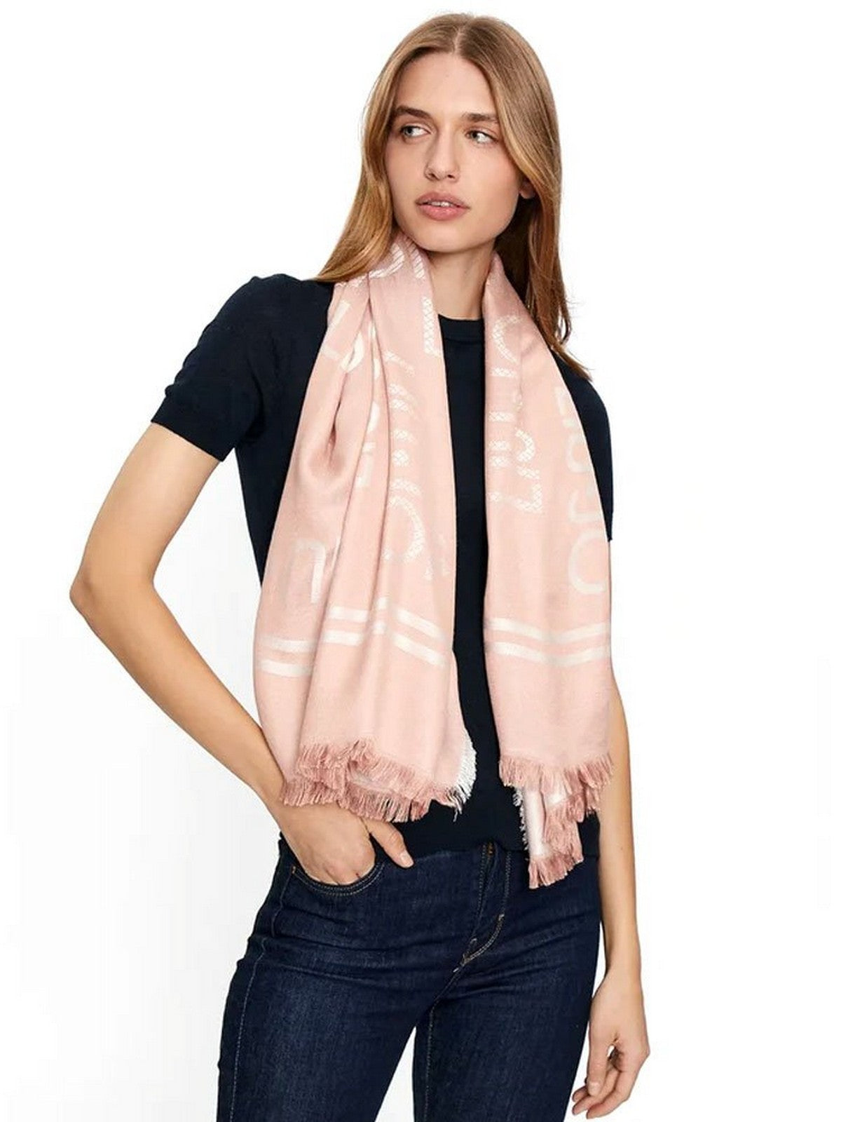 LIU JO SOFT Foulard Donna 2F4002T0300 10701 Bianco gioboutiqueweb