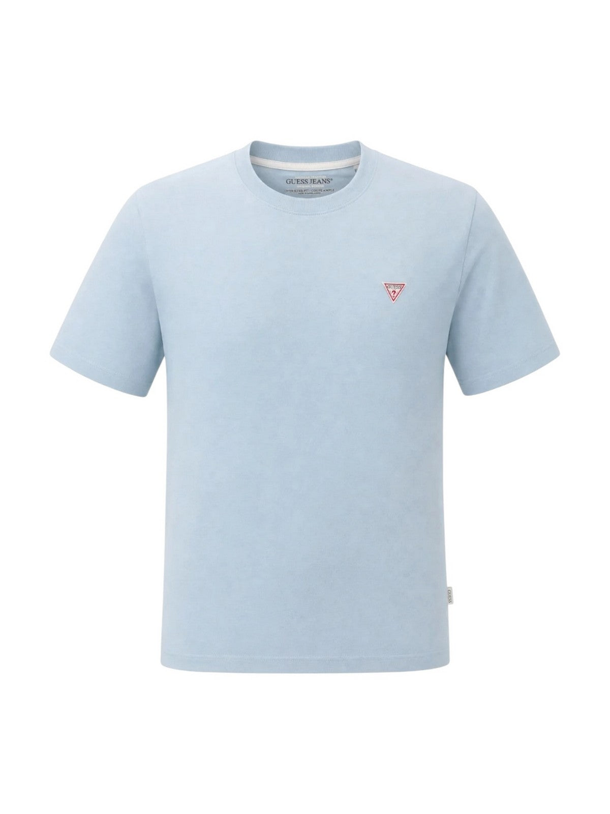 GUESS T-shirt Uomo GJ SS CN OS MINI TRIANGLE TEE M4YI46 K8FQ4 G7P4 AURA BLUE